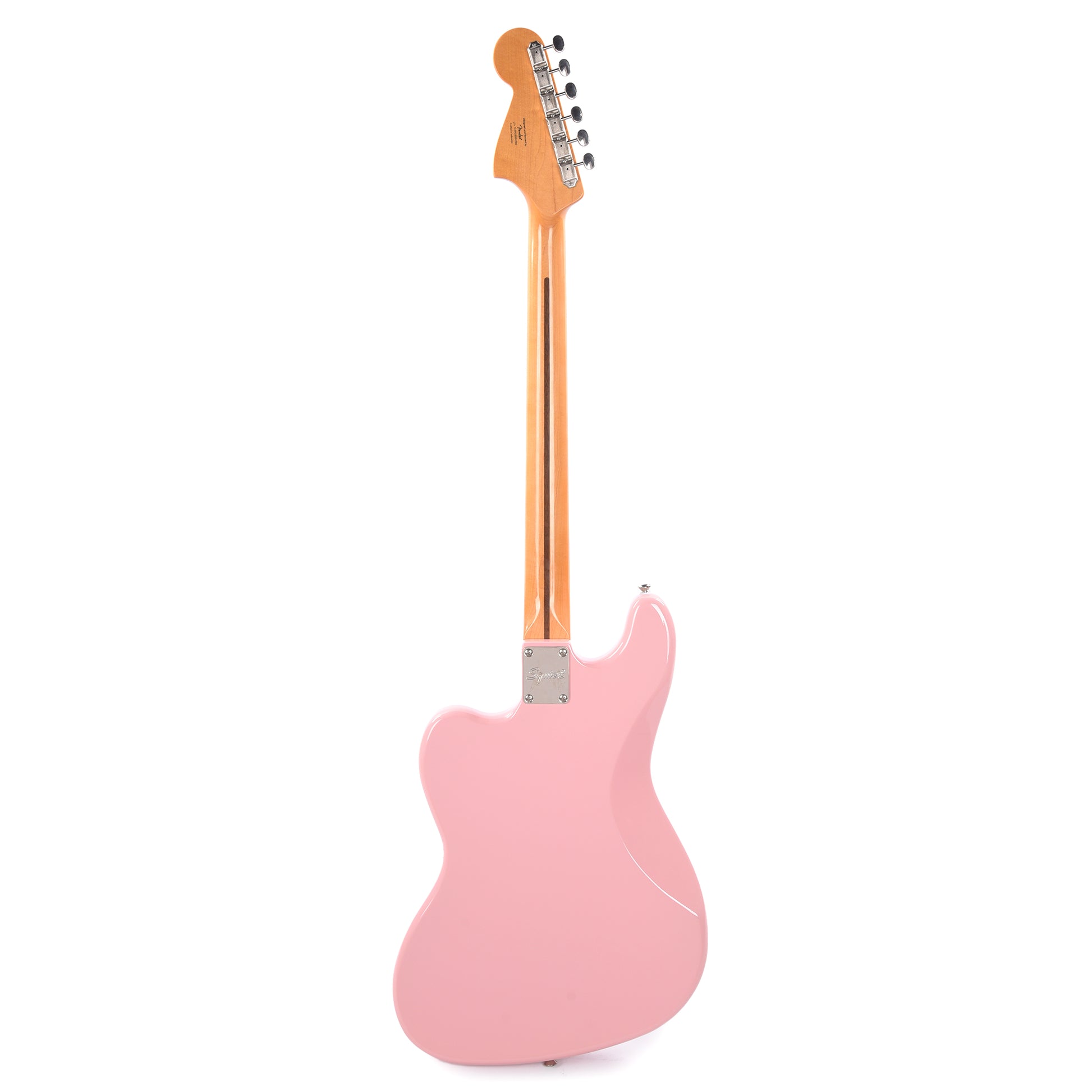 Squier Classic Vibe Bass VI Shell Pink w/Matching Headcap & 3-Ply Parchment Pickguard Bass Guitars / 5-String or More