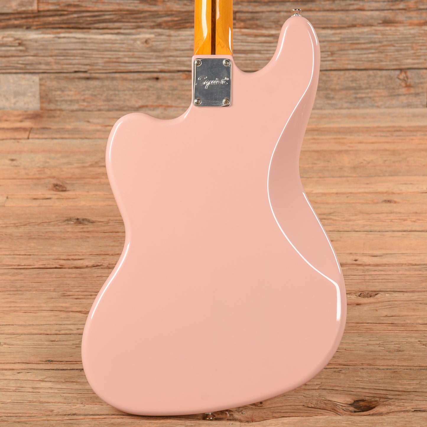Squier Classic Vibe Bass VI Shell Pink w/Matching Headcap & 3-Ply Parchment Pickguard Bass Guitars / 5-String or More
