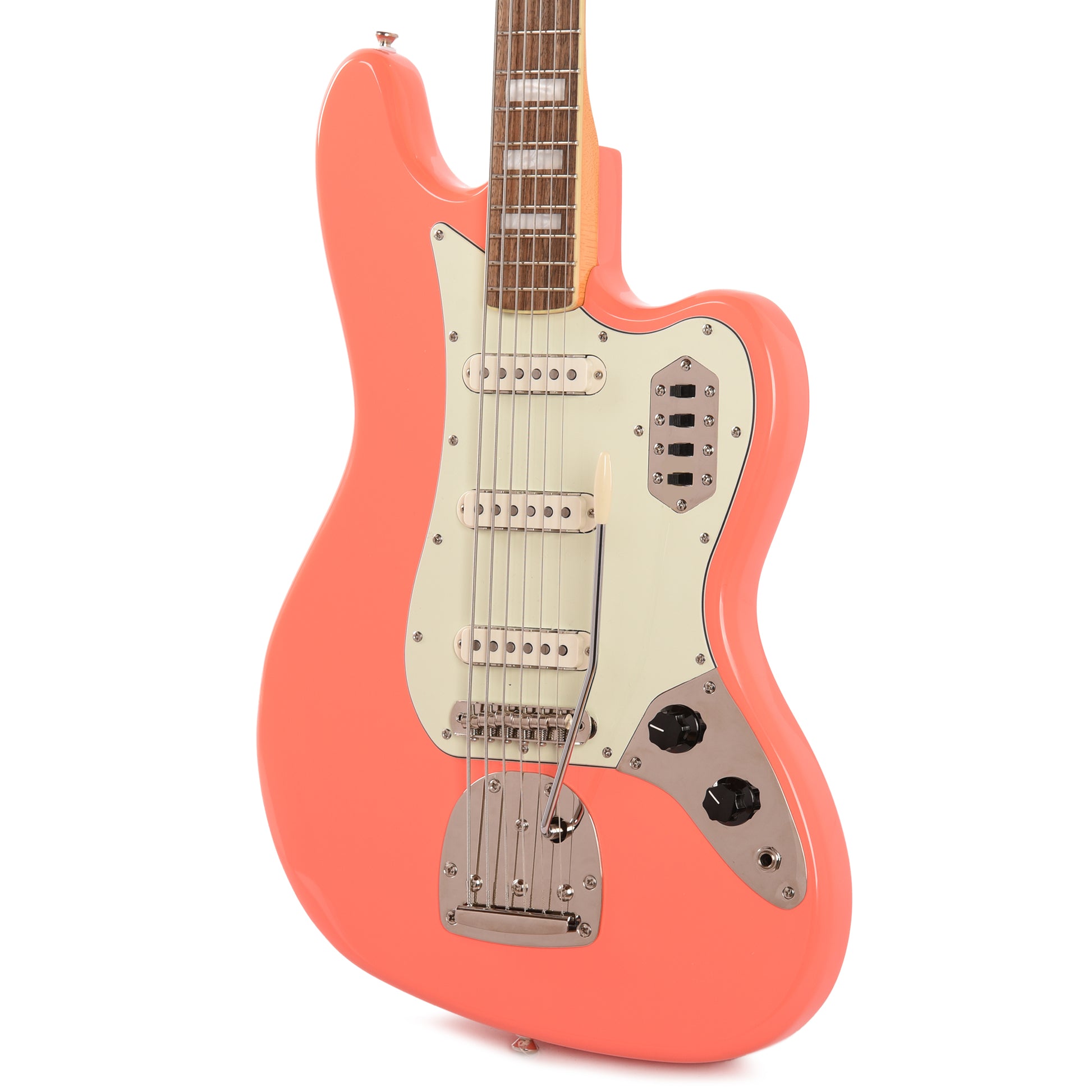 Squier Classic Vibe Bass VI Tahitian Coral Bass Guitars / 5-String or More