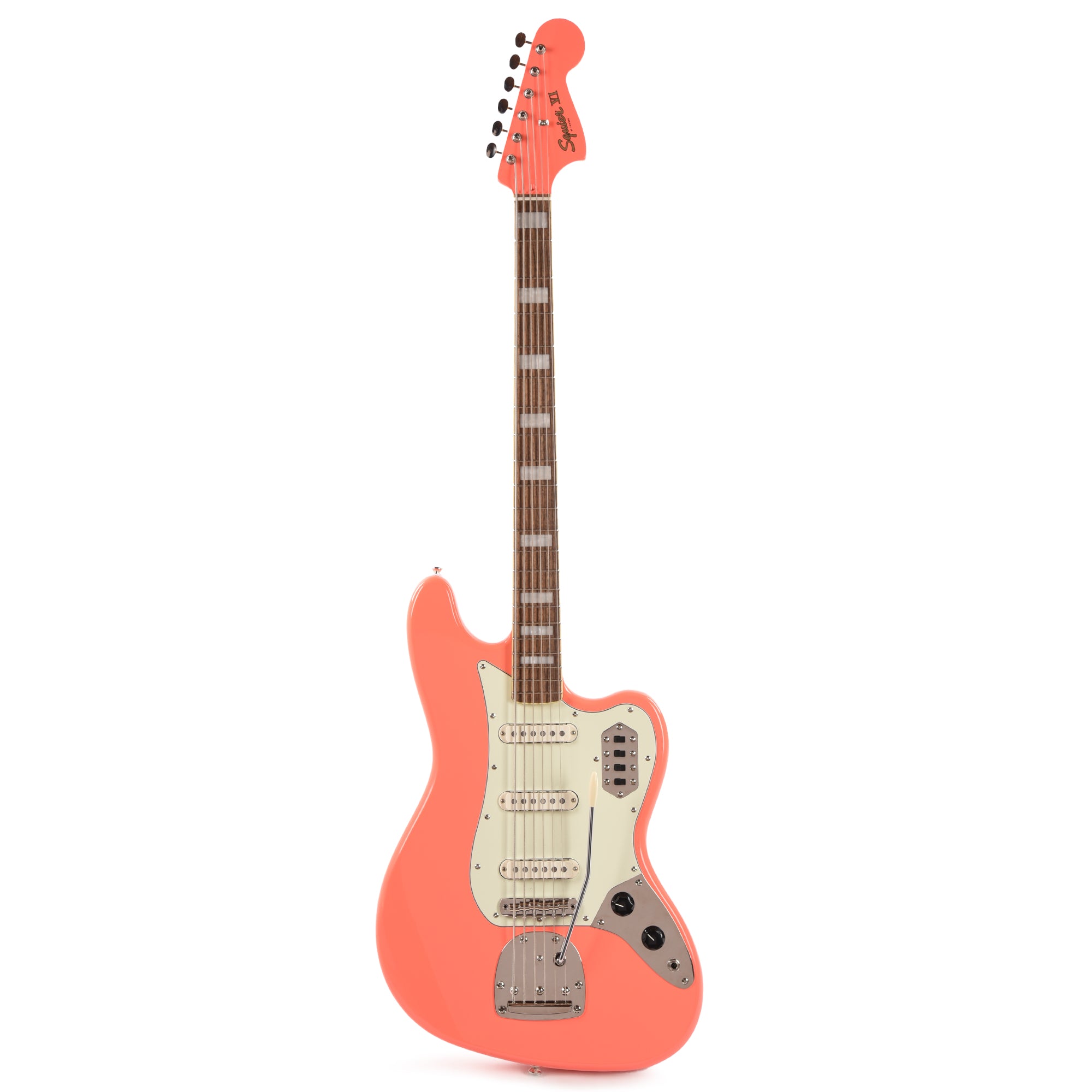 Squier Classic Vibe Bass VI Tahitian Coral Bass Guitars / 5-String or More