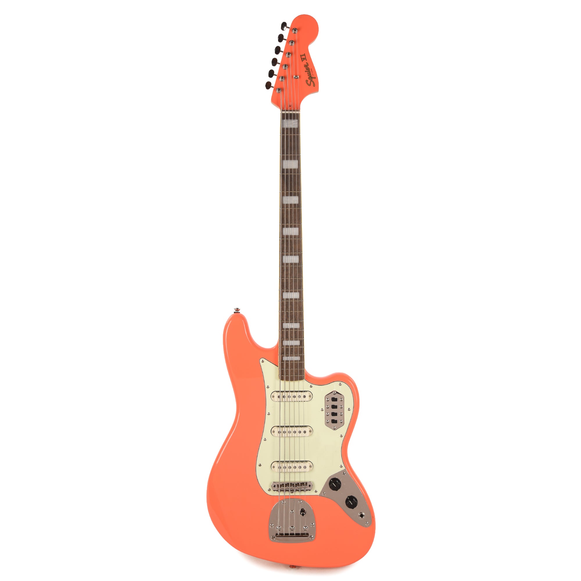 Squier Classic Vibe Bass VI Tahitian Coral Bass Guitars / 5-String or More
