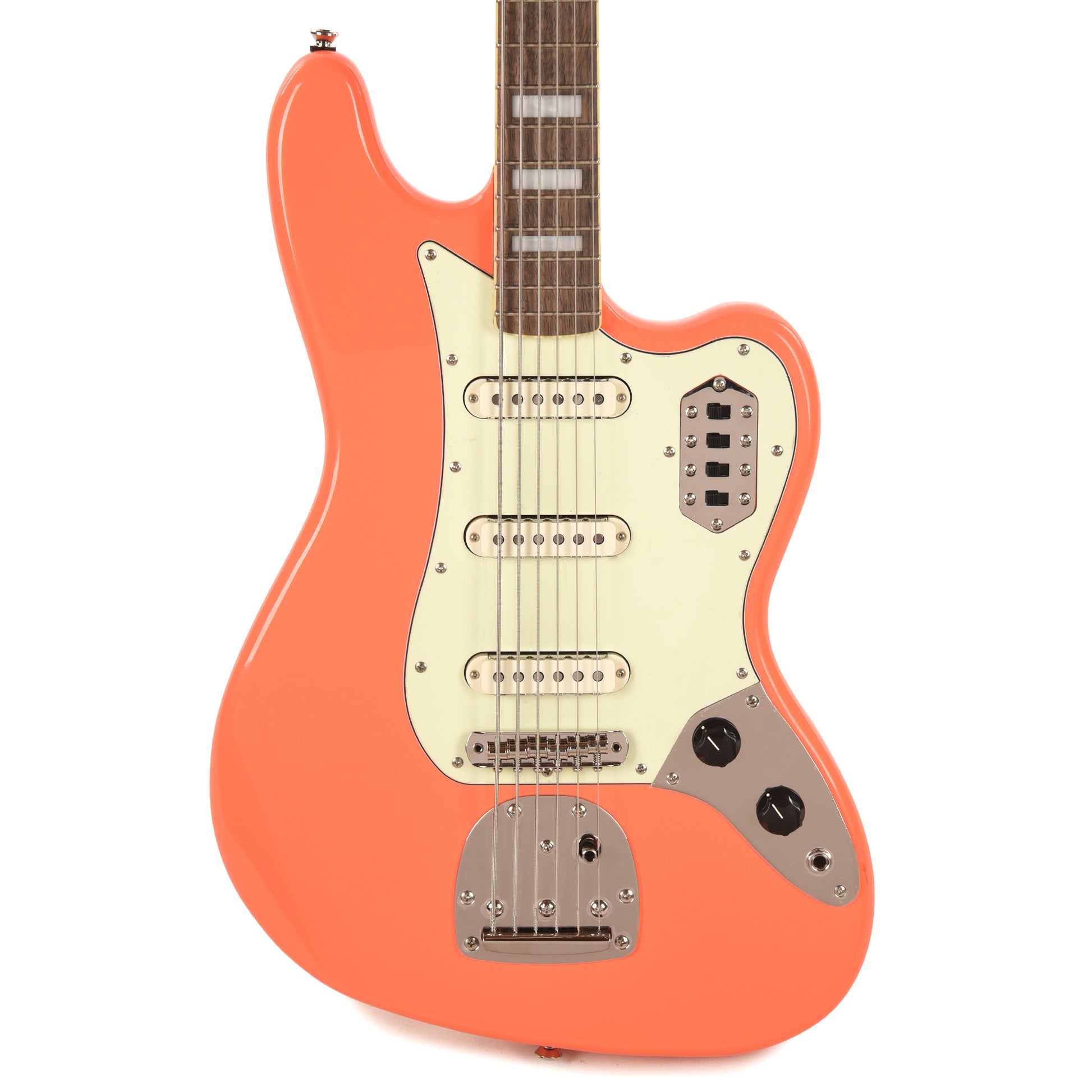 Squier Classic Vibe Bass VI Tahitian Coral Bass Guitars / 5-String or More