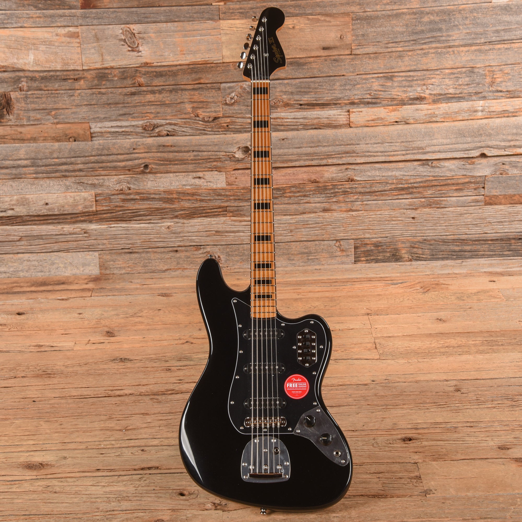 Squier FSR Classic Vibe Bass VI Black Bass Guitars / 5-String or More