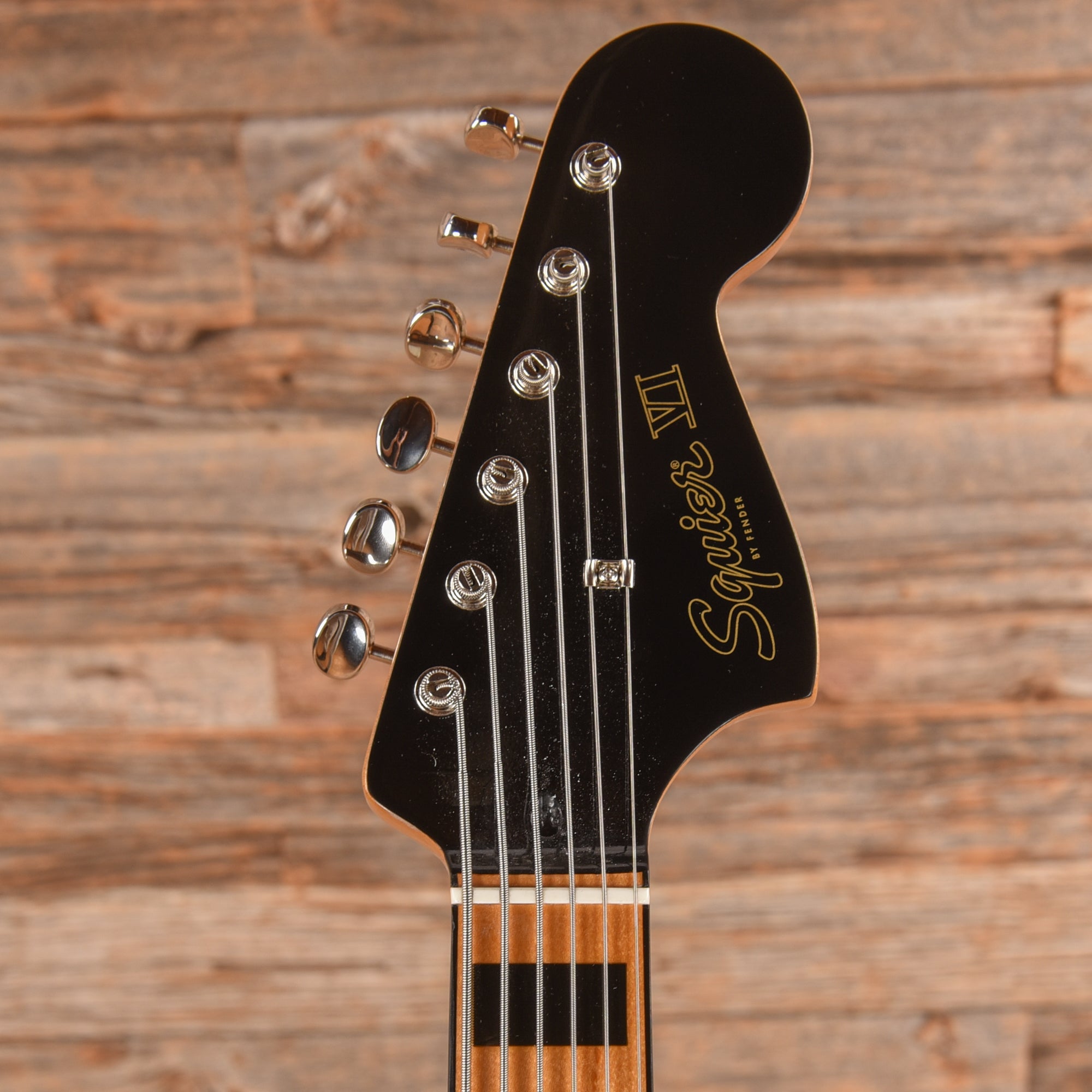 Squier FSR Classic Vibe Bass VI Black Bass Guitars / 5-String or More
