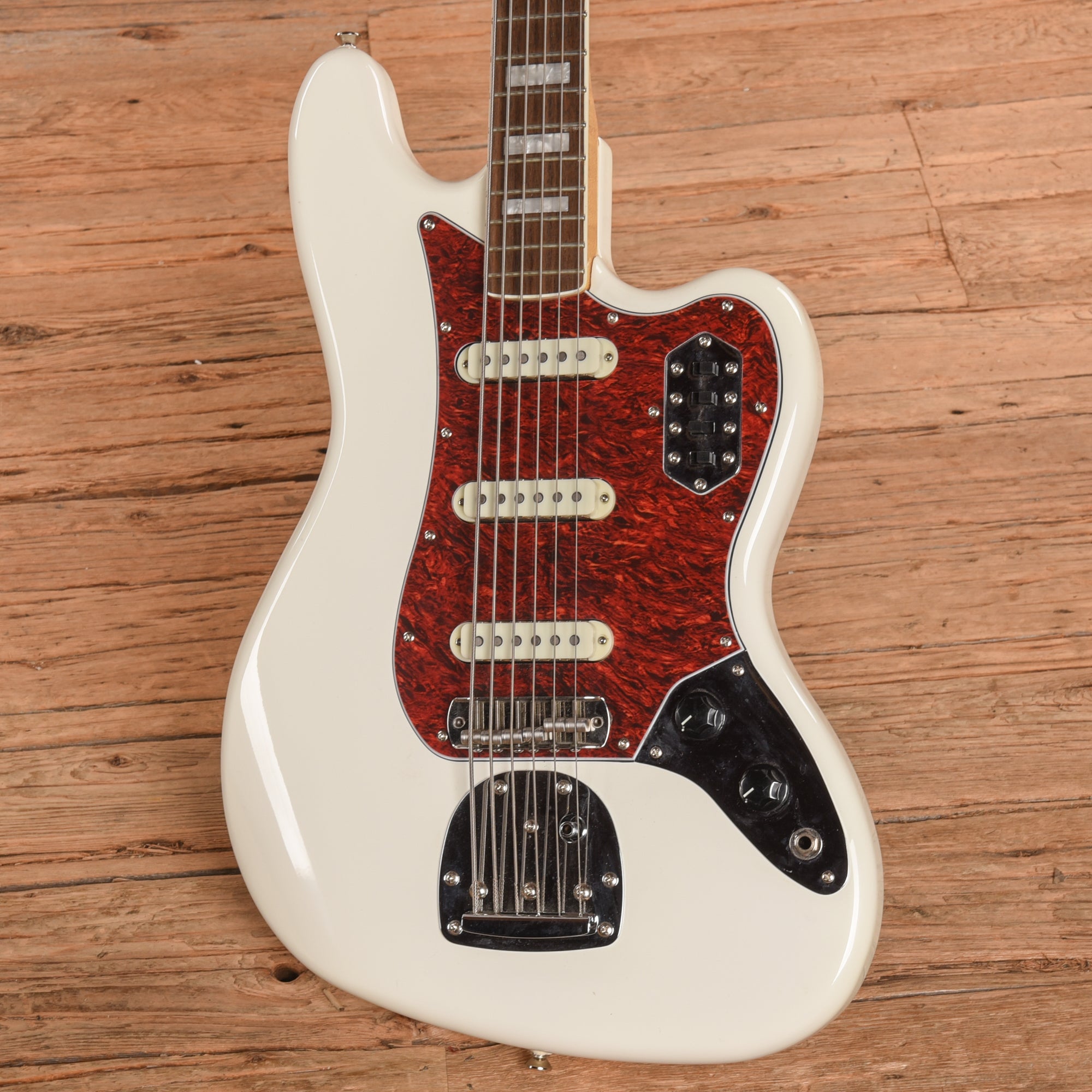 Squier Vintage Modified Bass VI White 2020 Bass Guitars / 5-String or More