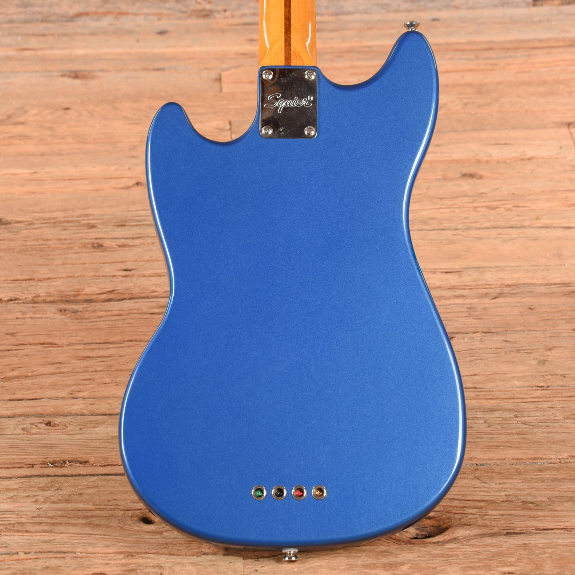 Squier Classic Vibe '60s Competition Mustang Bass Lake Placid Blue with Olympic White Stripes 2023 Bass Guitars