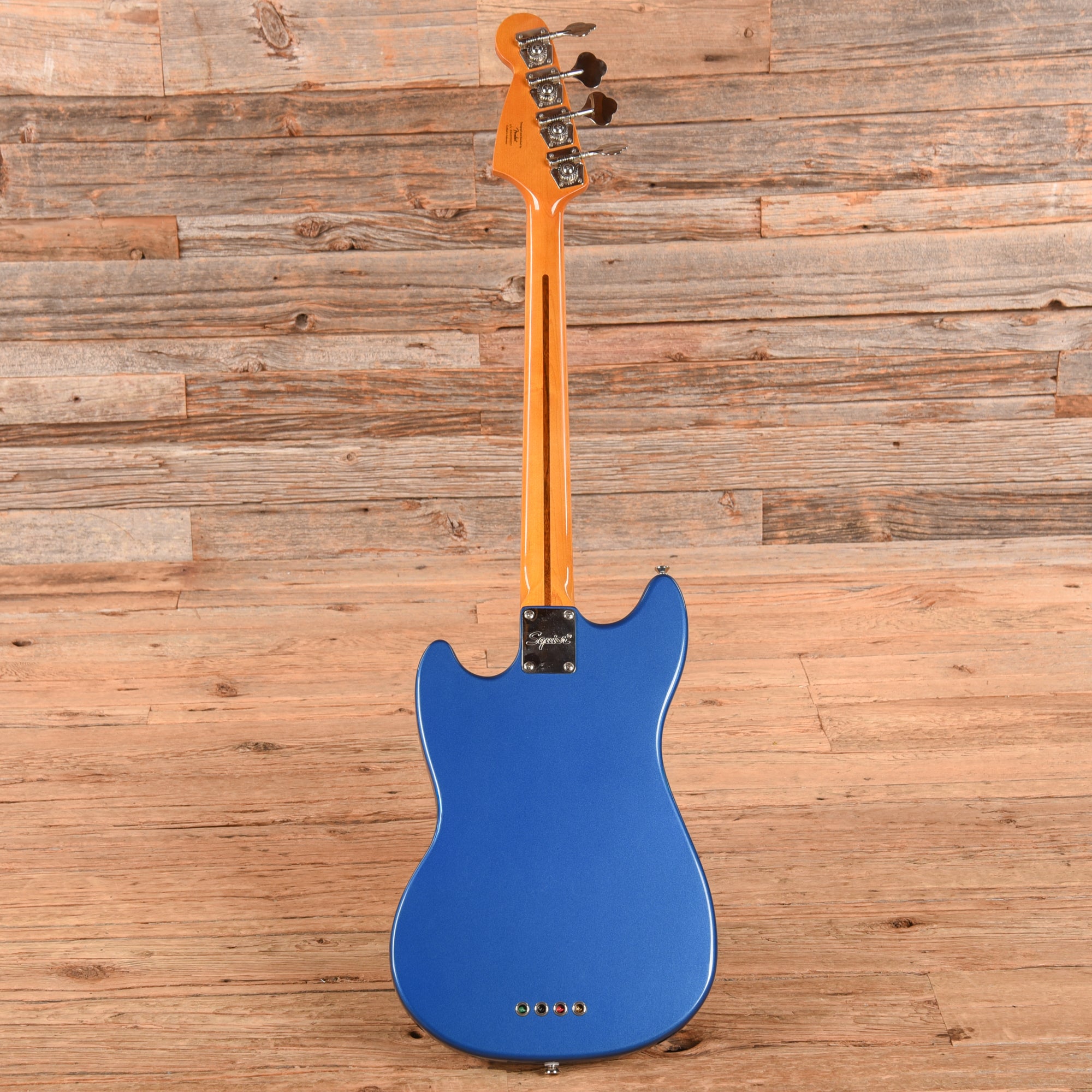 Squier Classic Vibe '60s Competition Mustang Bass Lake Placid Blue with Olympic White Stripes 2023 Bass Guitars