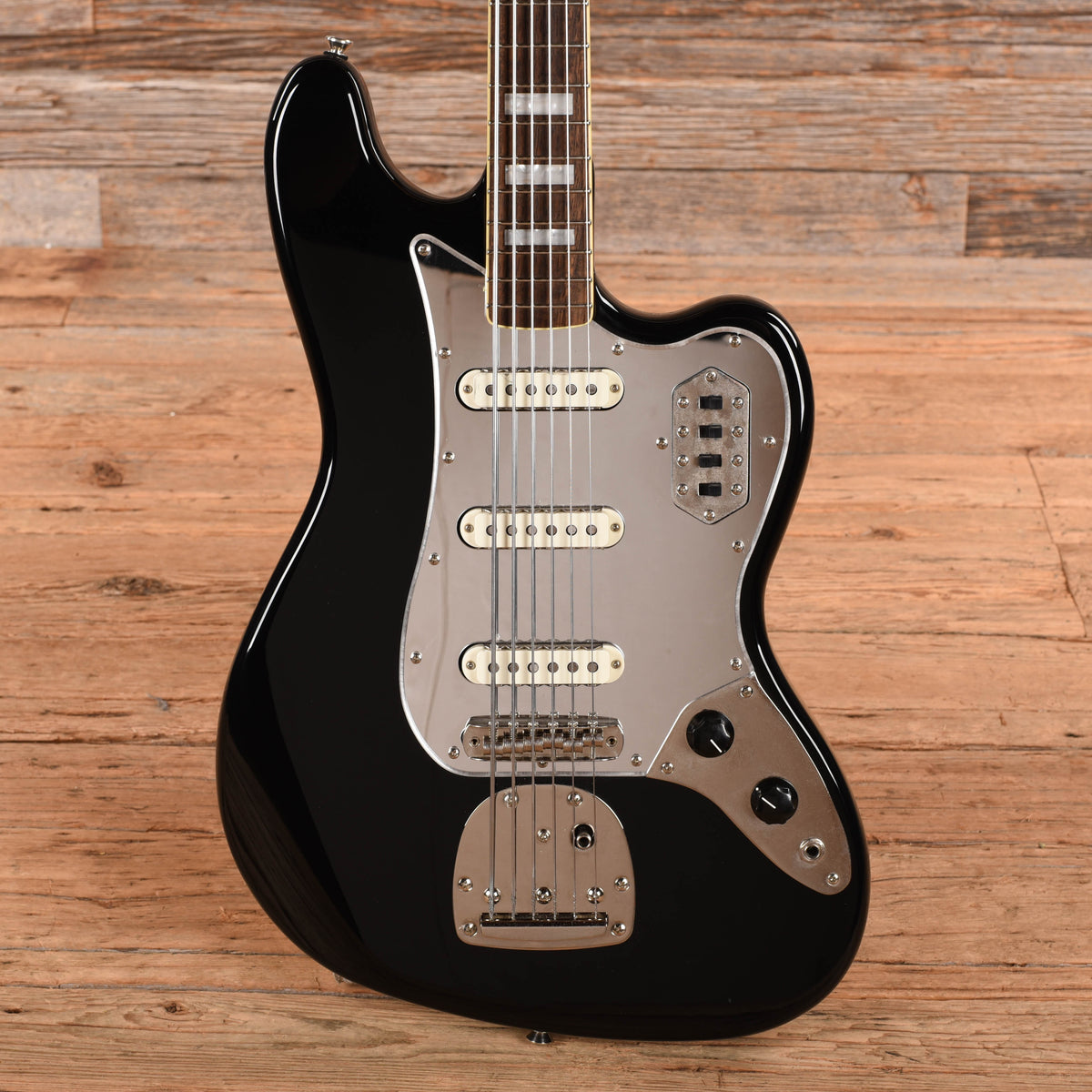 Squier Classic Vibe Bass VI Black 2023 Bass Guitars