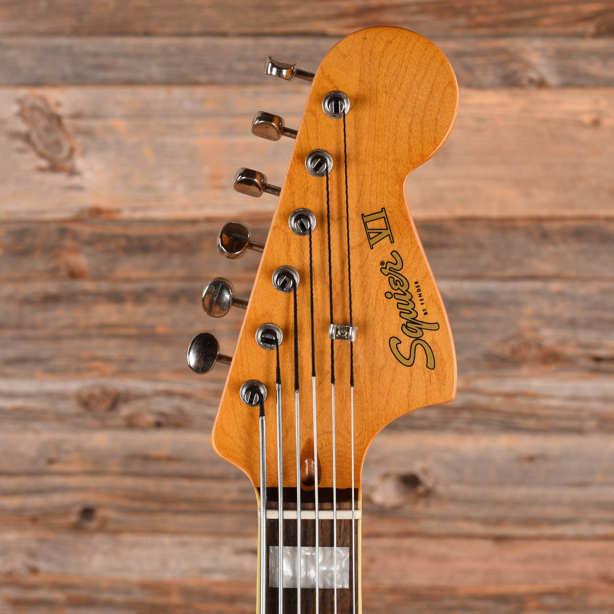 Squier Classic Vibe Bass VI Black 2023 Bass Guitars