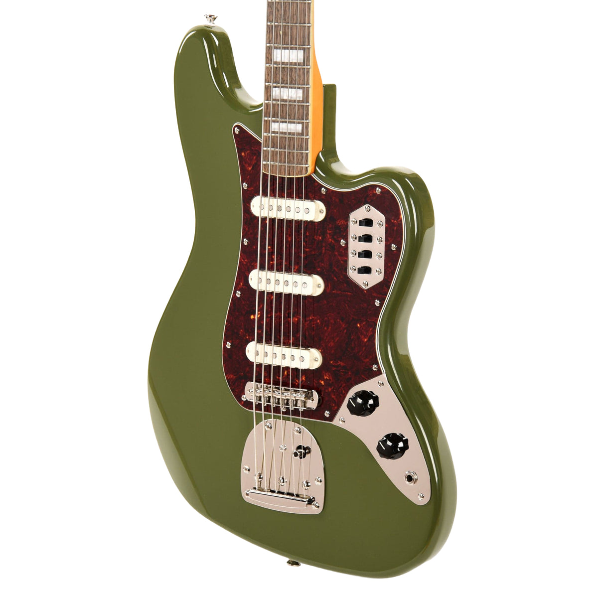 Squier Classic Vibe Bass VI Olive Bass Guitars