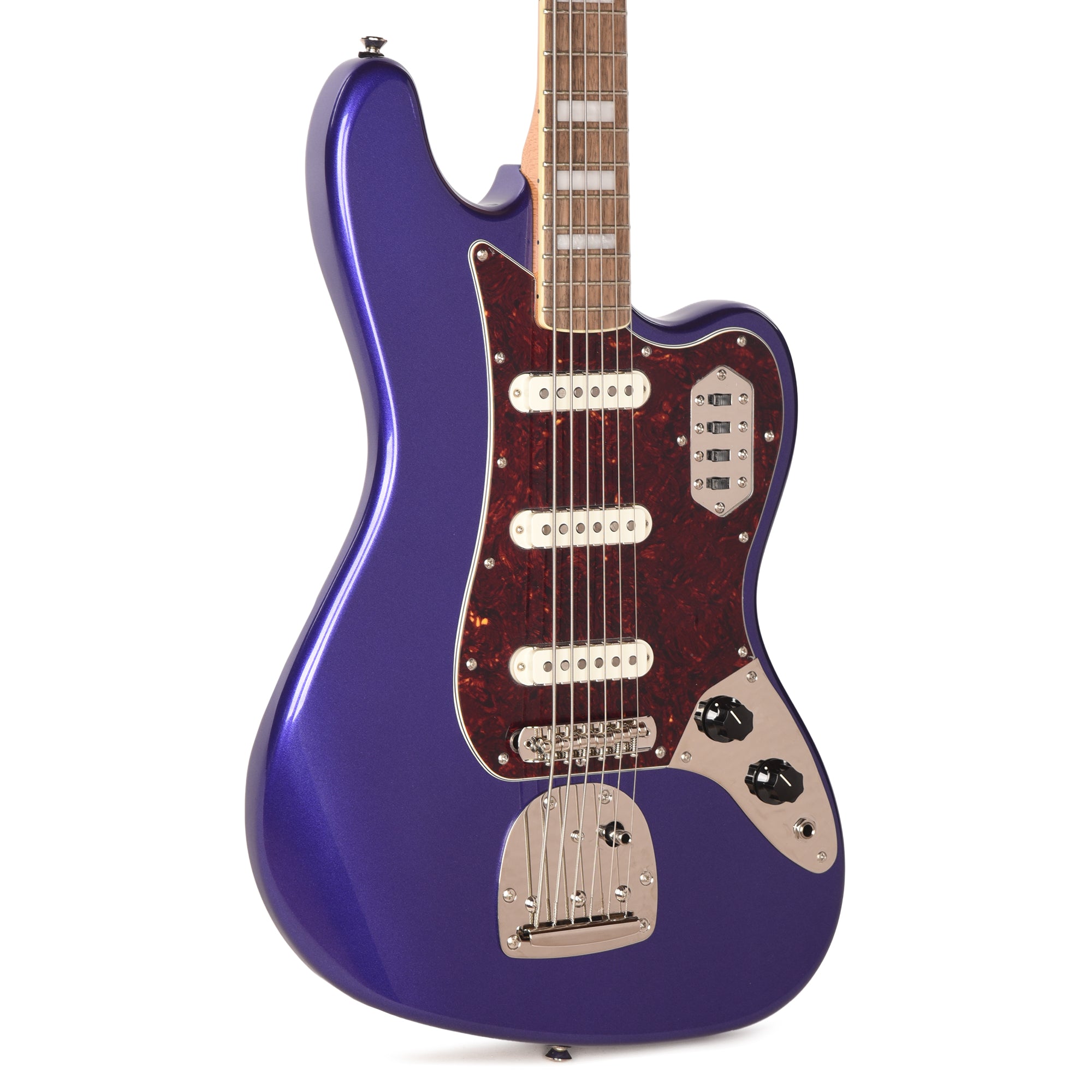 Squier Classic Vibe Bass VI Purple Metallic w/Matching Headcap