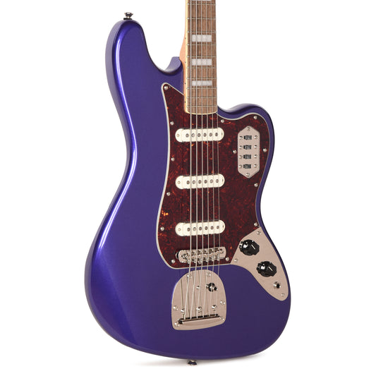 Squier Classic Vibe Bass VI Purple Metallic w/Matching Headcap Bass Guitars