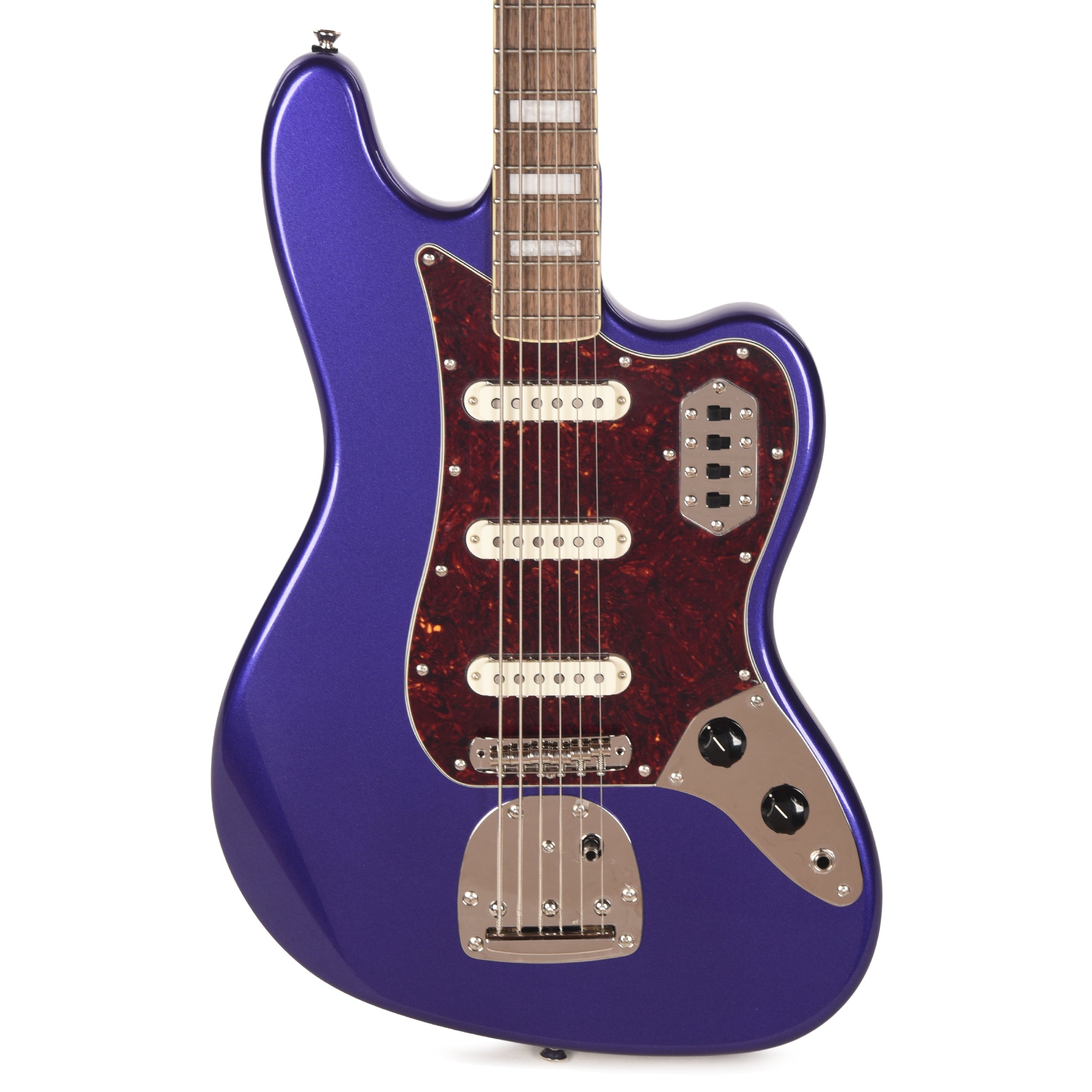 Squier Classic Vibe Bass VI Purple Metallic w/Matching Headcap