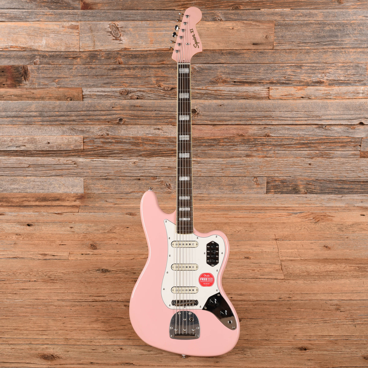 Squier Classic Vibe Bass VI Shell Pink 2021 Bass Guitars