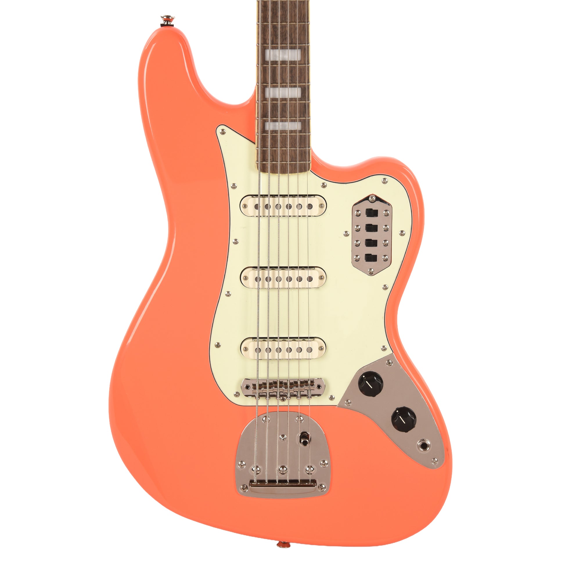 Squier Classic Vibe Bass VI Tahitian Coral Bass Guitars