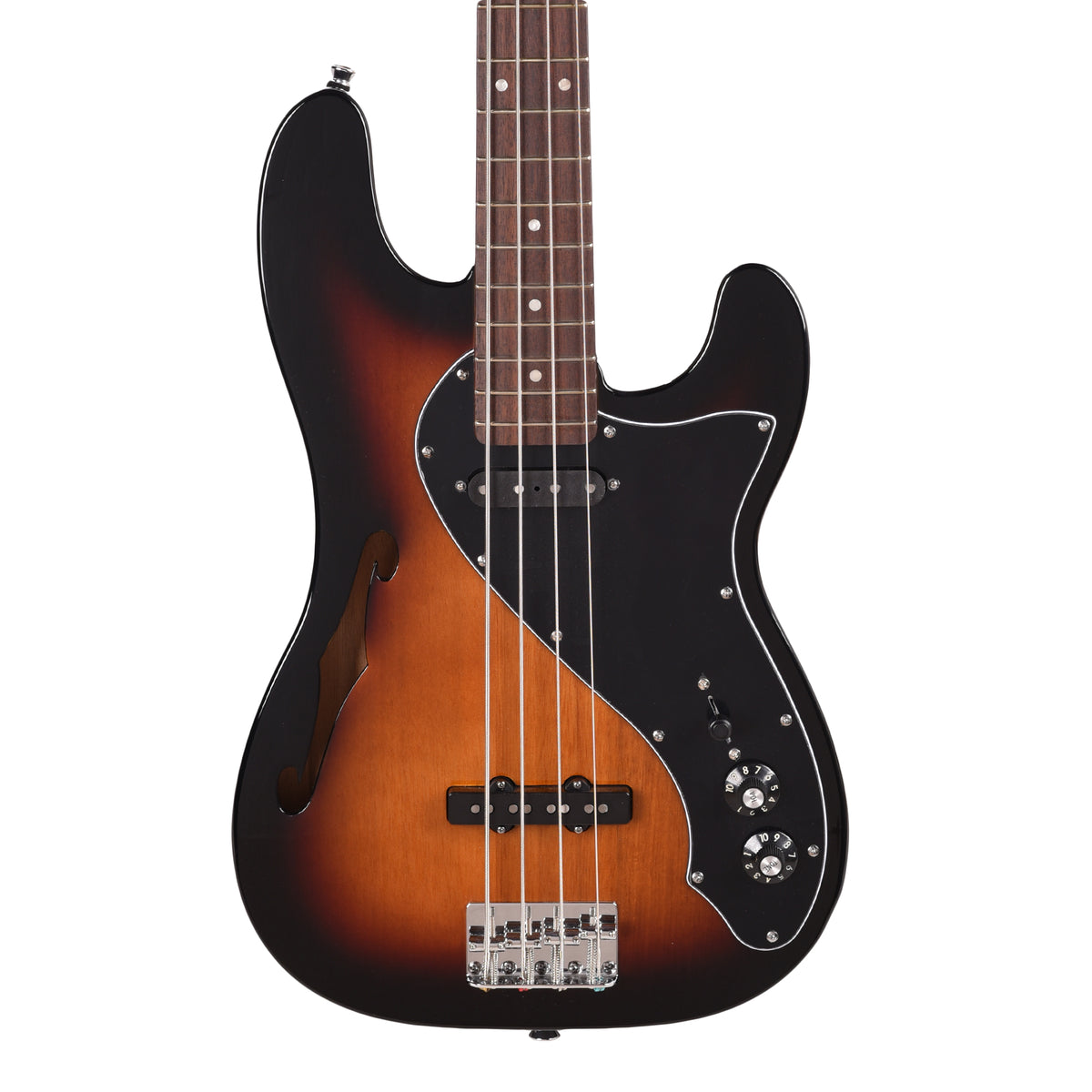 Squier Paranormal Precision Bass Thinline SJ 3-Color Sunburst Bass Guitars