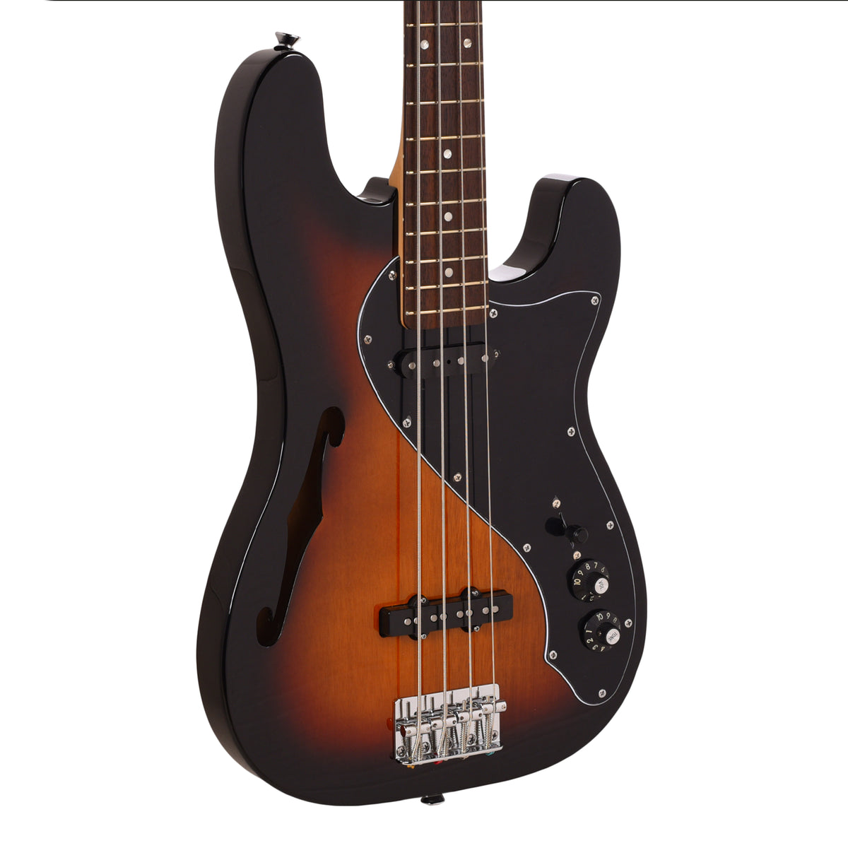 Squier Paranormal Precision Bass Thinline SJ 3-Color Sunburst Bass Guitars