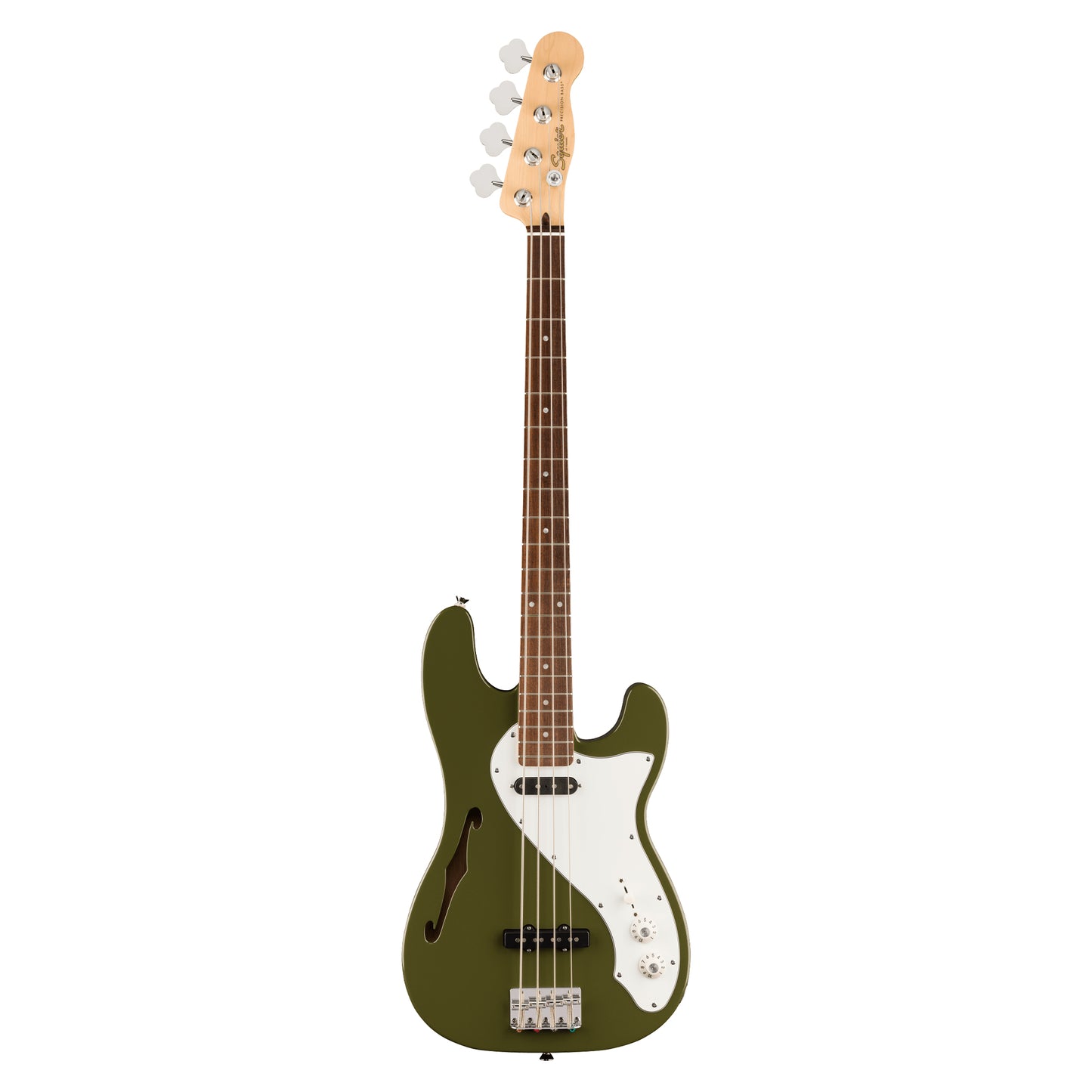 Squier Paranormal Precision Bass Thinline SJ Olive Bass Guitars