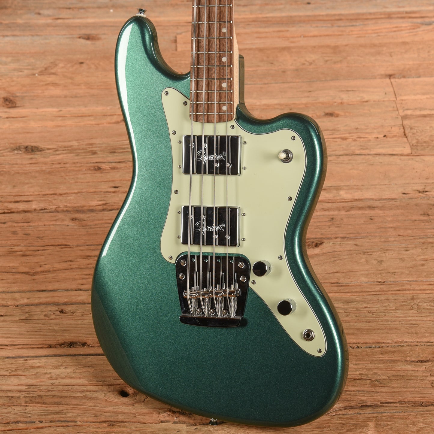 Squier Paranormal Rascal Bass HH Sherwood Green 2024 Bass Guitars