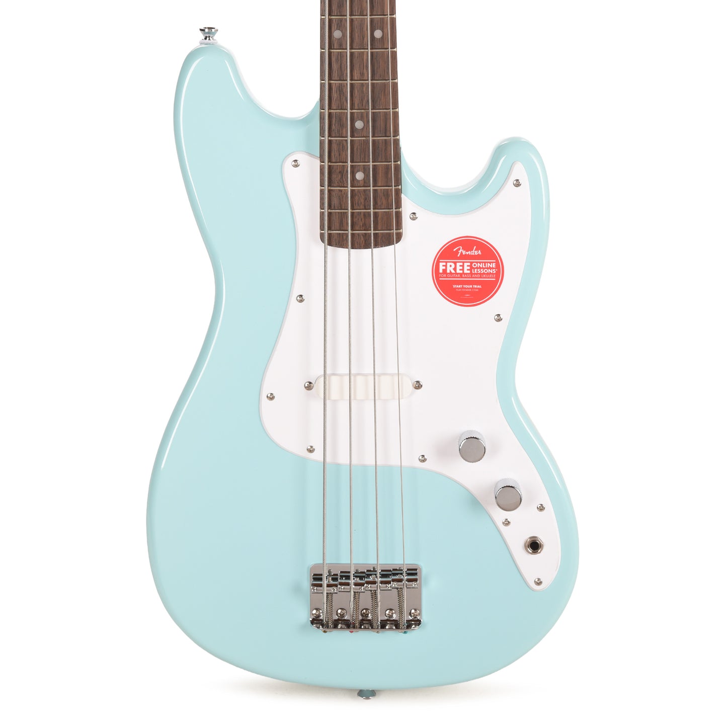 Squier Sonic Bronco Bass Daphne Blue Bass Guitars