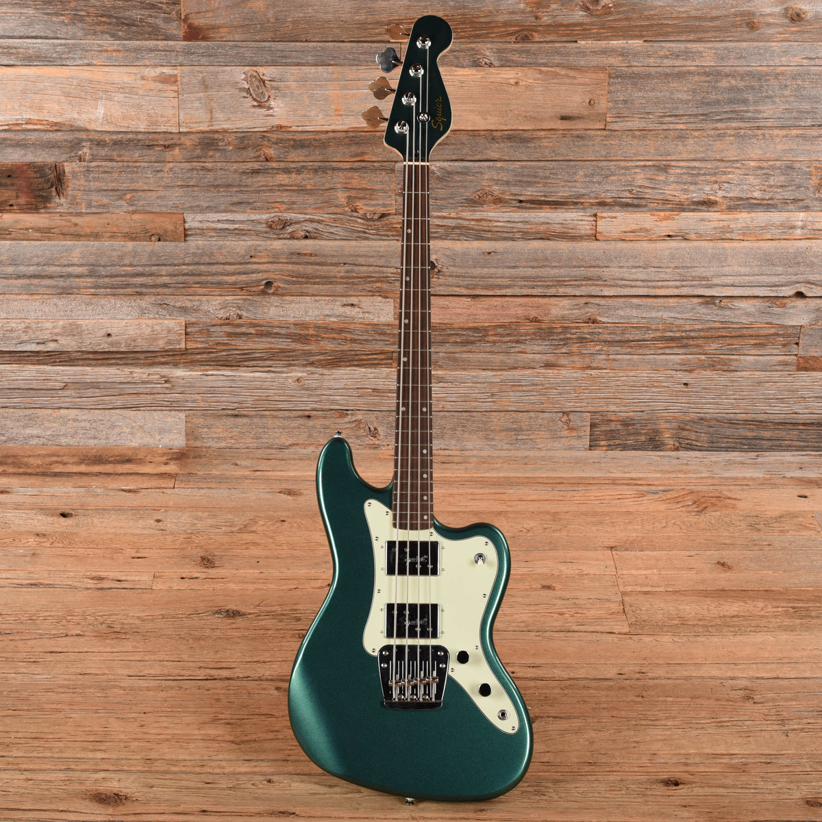 Squier Squier Paranormal Rascal Bass HH Sherwood Green 2023 Bass Guitars