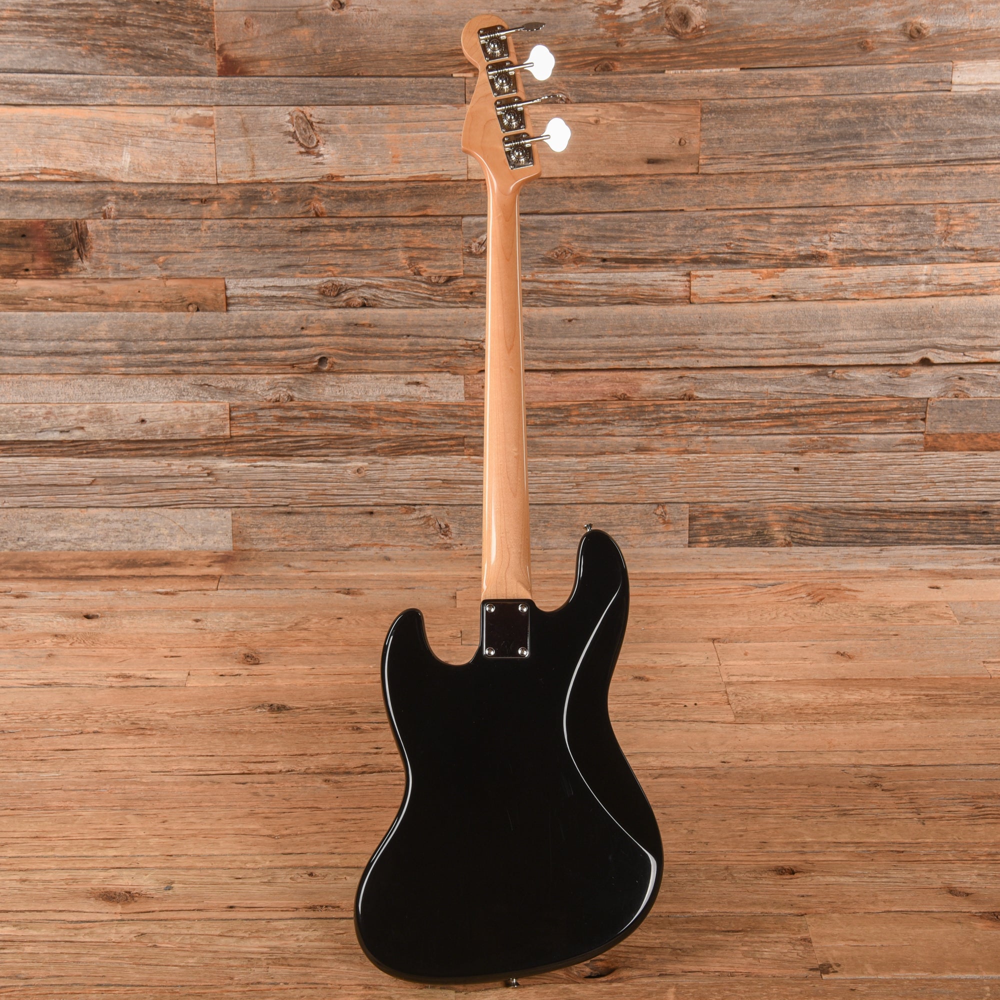 Squier Standard Jazz Bass Black 1984 Bass Guitars