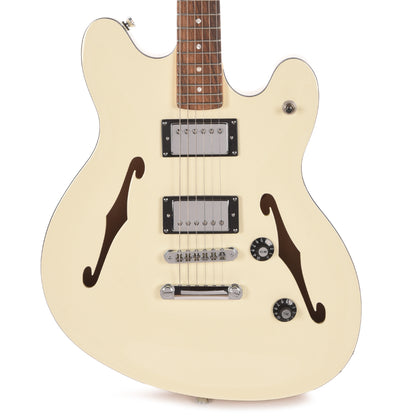Squier Affinity Series Starcaster Deluxe Olympic White Electric Guitars / Semi-Hollow