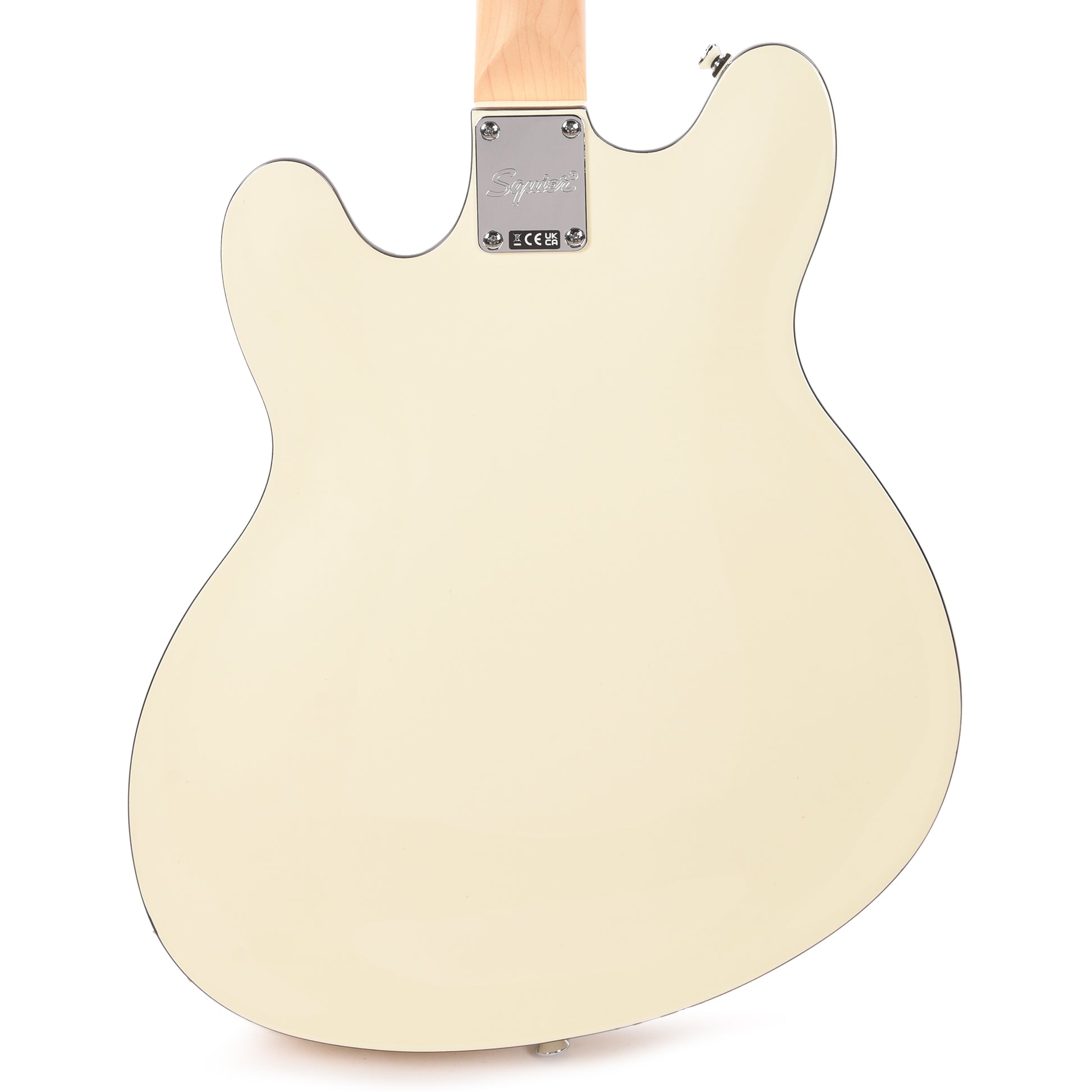 Squier Affinity Series Starcaster Deluxe Olympic White Electric Guitars / Semi-Hollow