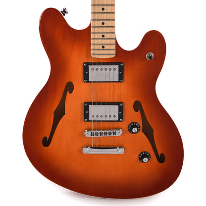Squier Affinity Series Starcaster Deluxe Sienna Sunburst Electric Guitars / Semi-Hollow