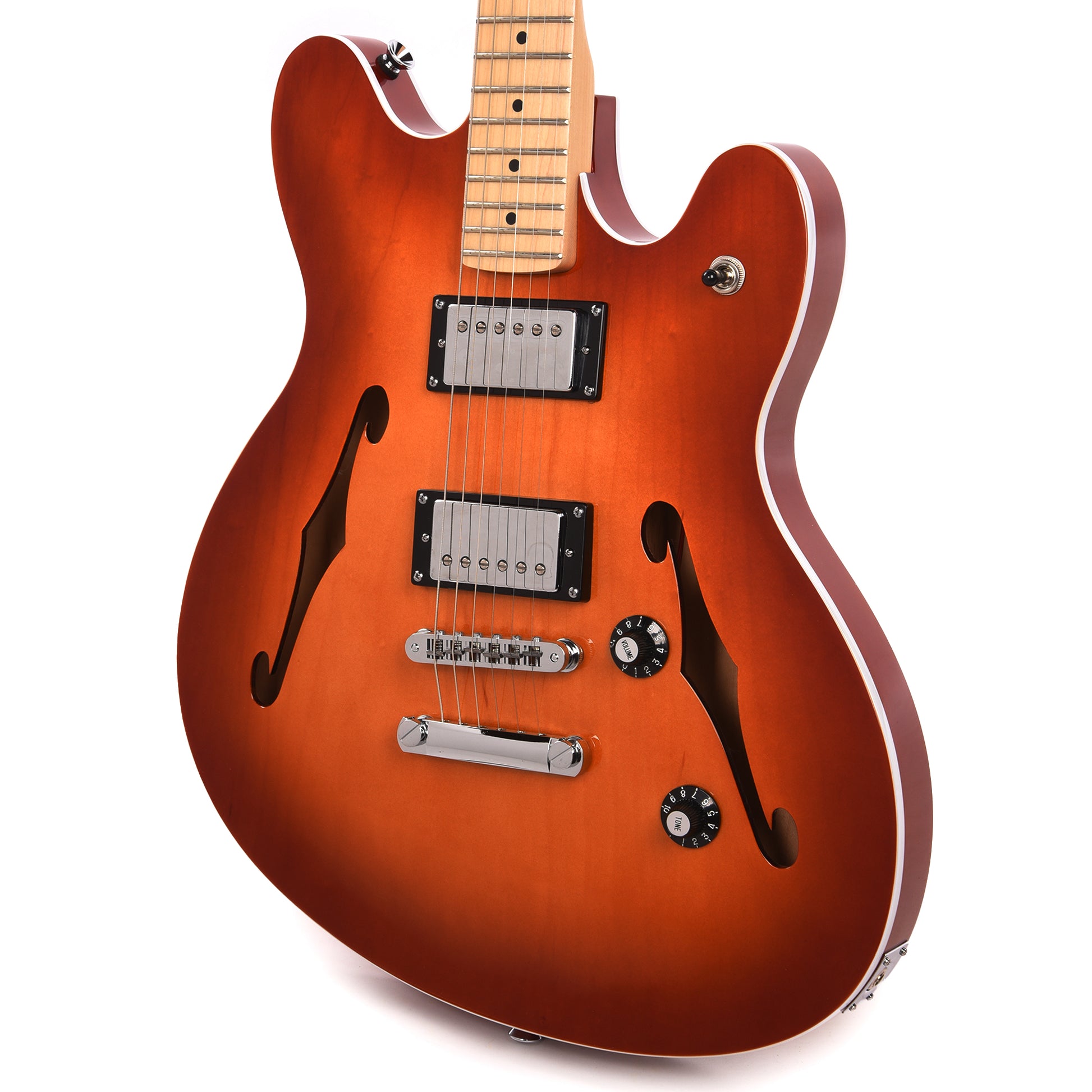Squier Affinity Series Starcaster Deluxe Sienna Sunburst Electric Guitars / Semi-Hollow