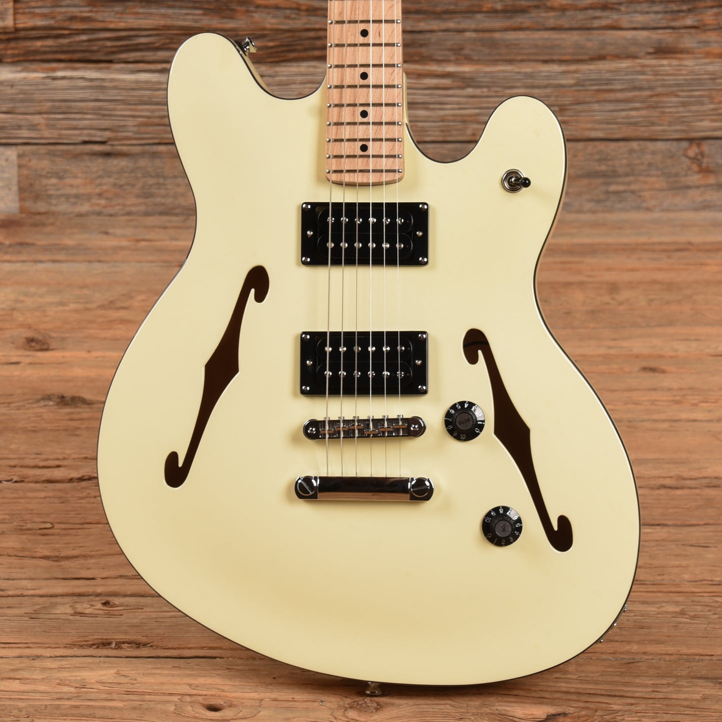 Squier Affinity Series Starcaster Olympic White 2020 Electric Guitars / Semi-Hollow