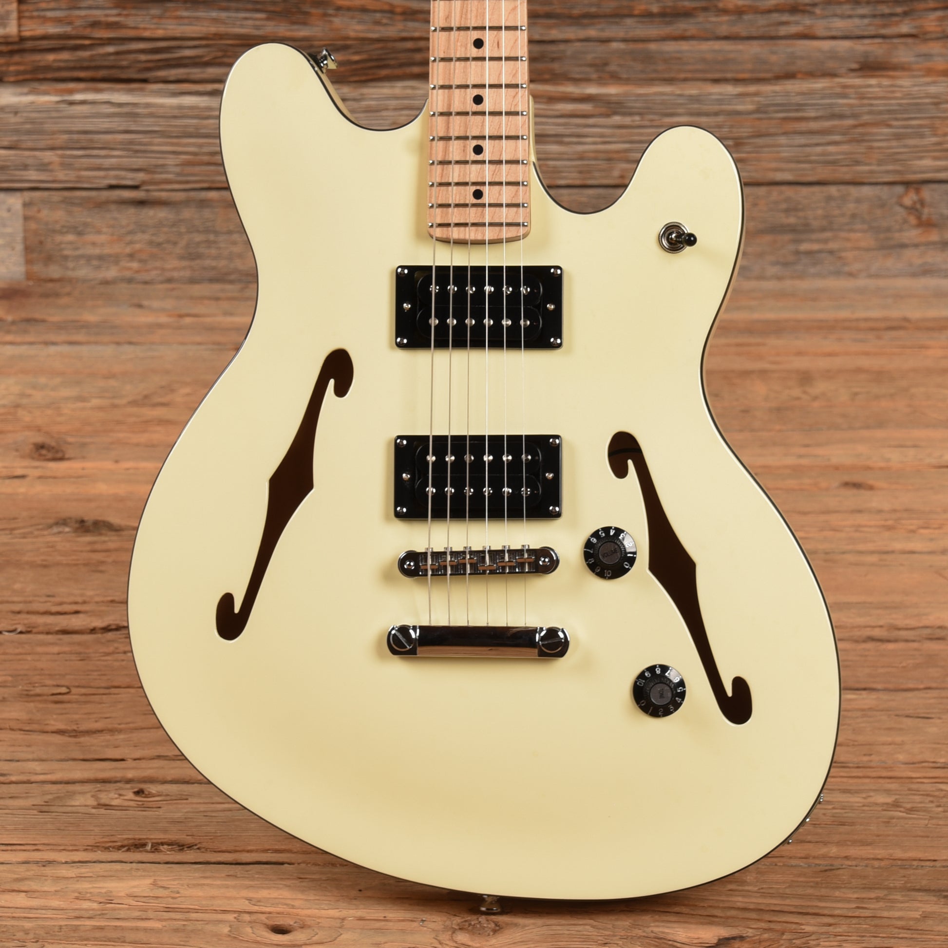 Squier Affinity Series Starcaster Olympic White 2020 Electric Guitars / Semi-Hollow
