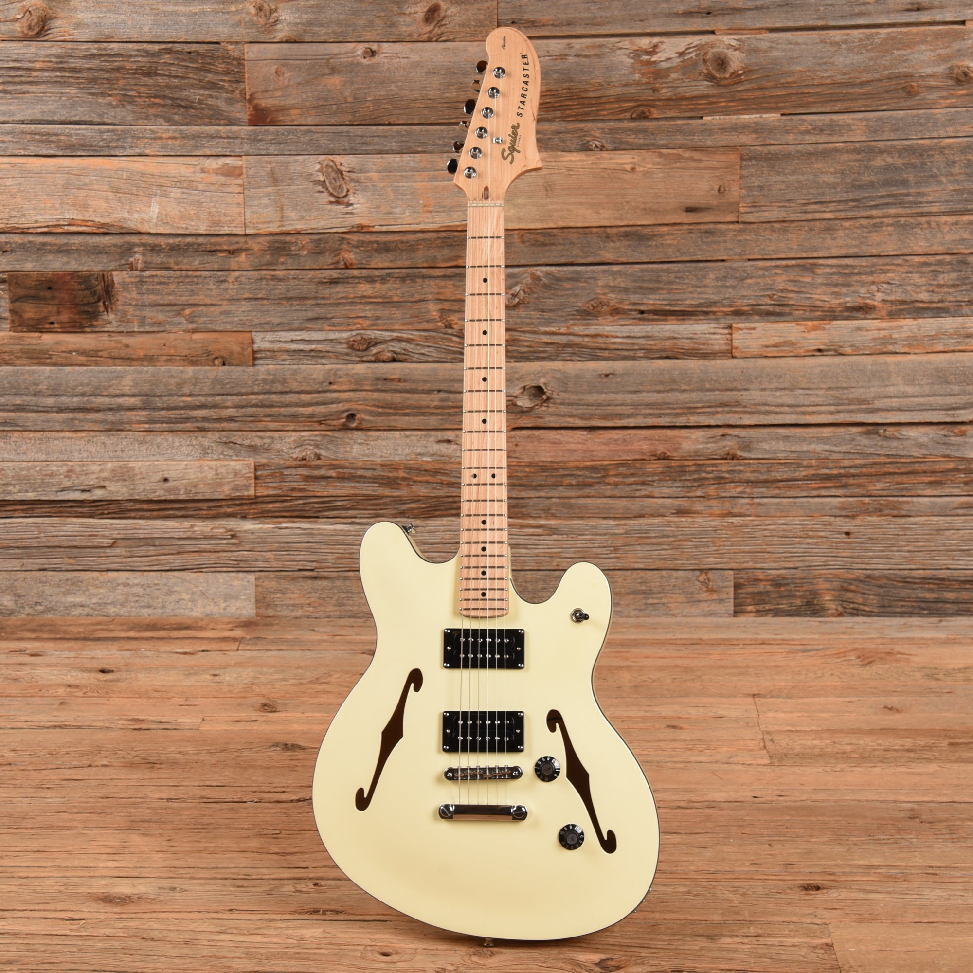 Squier Affinity Series Starcaster Olympic White 2020 Electric Guitars / Semi-Hollow