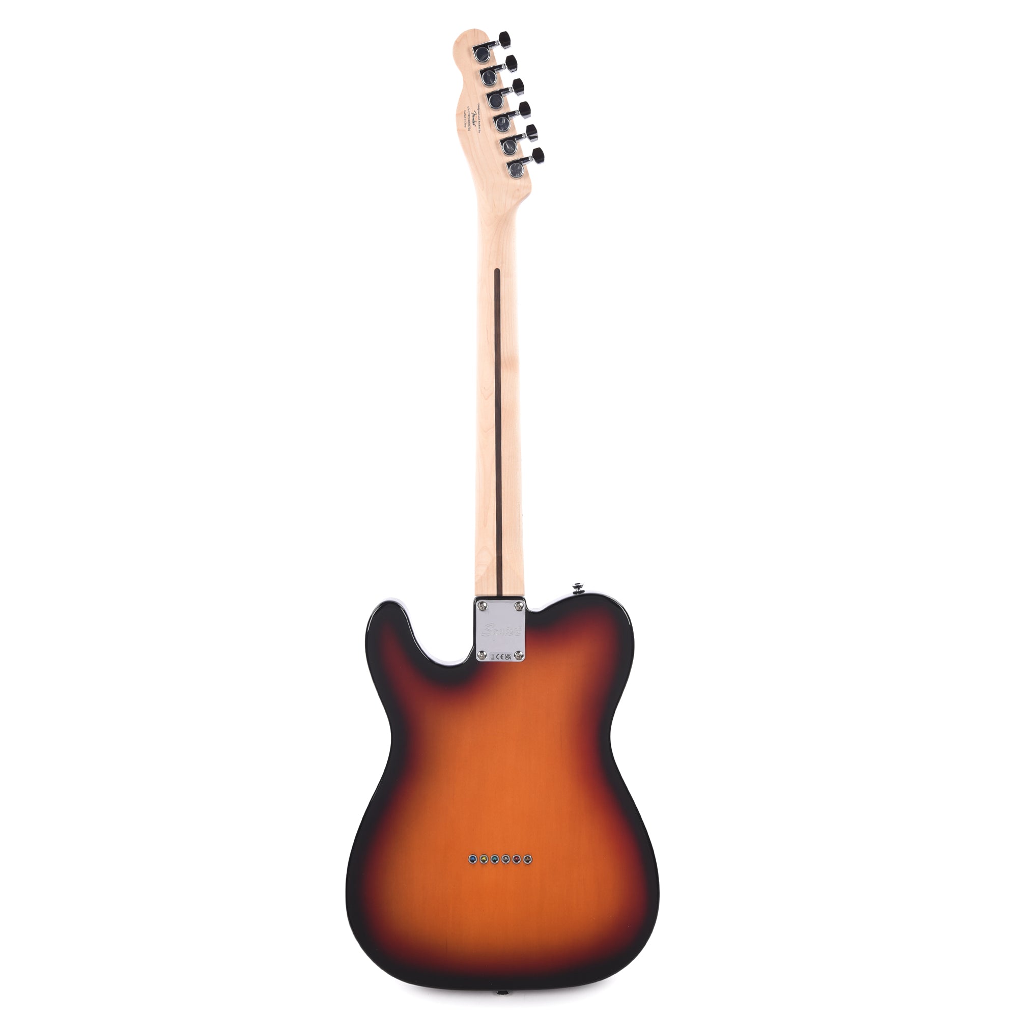 Squier Affinity Series Telecaster Thinline 3-Color Sunburst Electric Guitars / Semi-Hollow