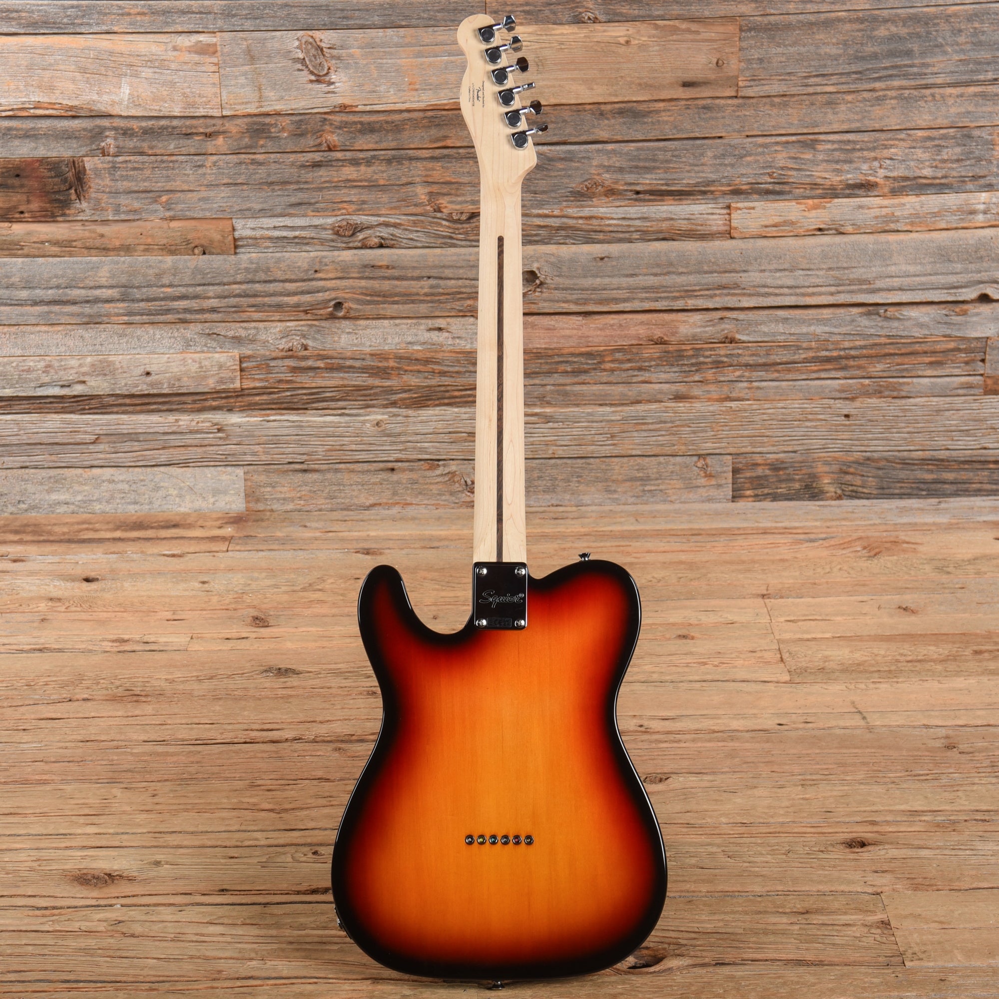 Squier Affinity Series Telecaster Thinline 3-Color Sunburst Electric Guitars / Semi-Hollow