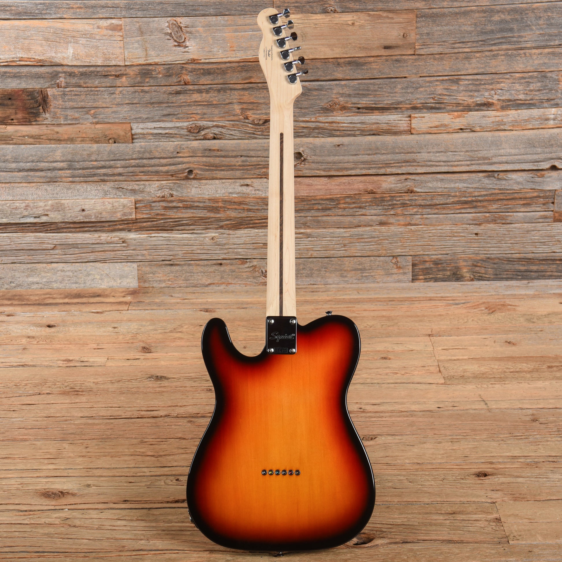 Squier Affinity Series Telecaster Thinline 3-Color Sunburst Electric Guitars / Semi-Hollow