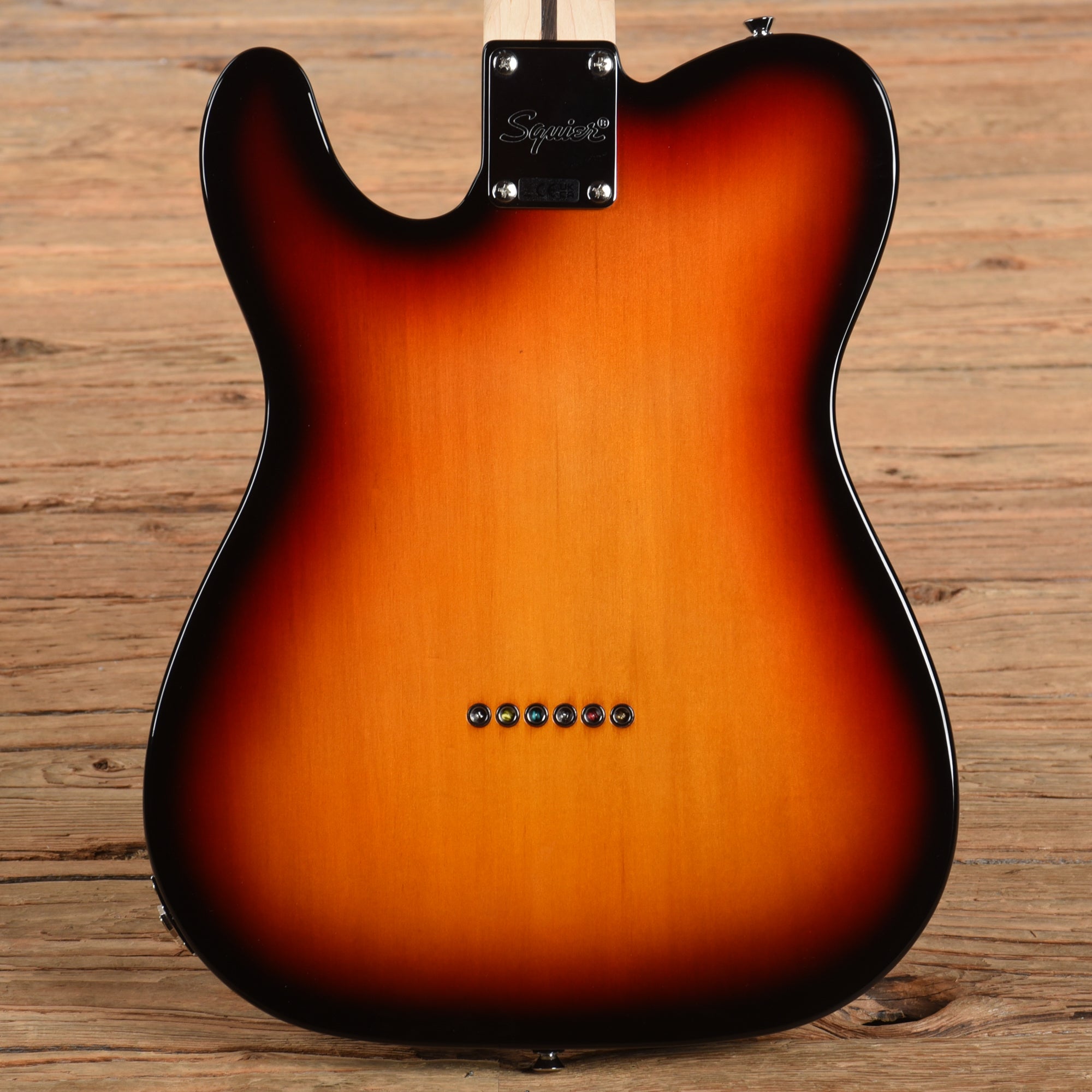 Squier Affinity Series Telecaster Thinline 3-Color Sunburst Electric Guitars / Semi-Hollow
