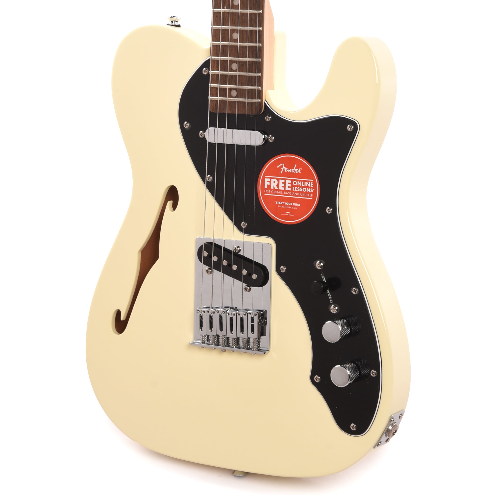 Squier Affinity Series Telecaster Thinline Olympic White – Chicago