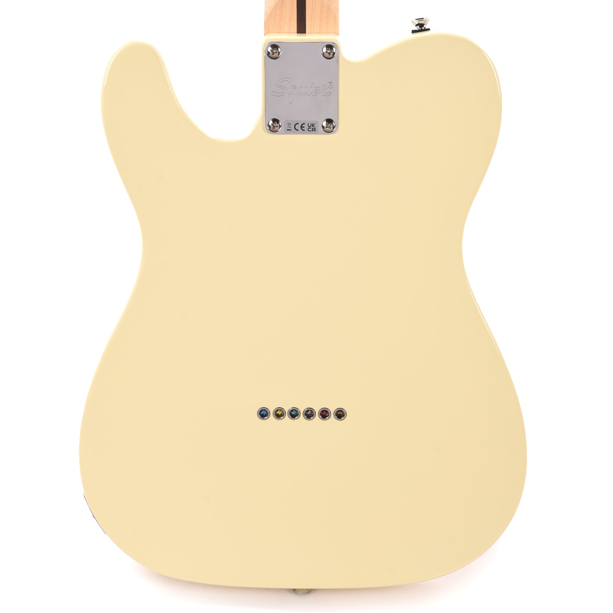 Squier Affinity Series Telecaster Thinline Olympic White Electric Guitars / Semi-Hollow