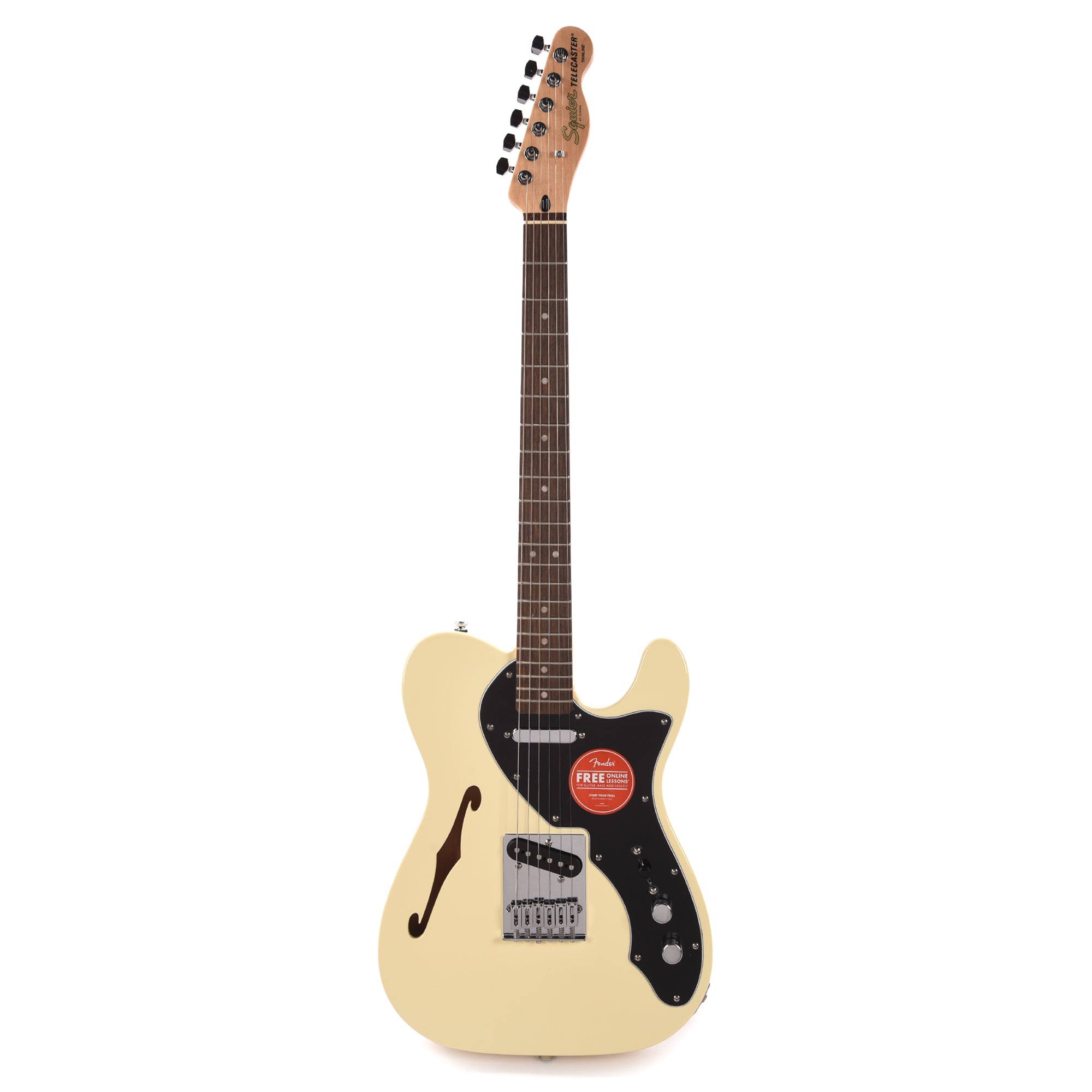 Squier Affinity Series Telecaster Thinline Olympic White – Chicago