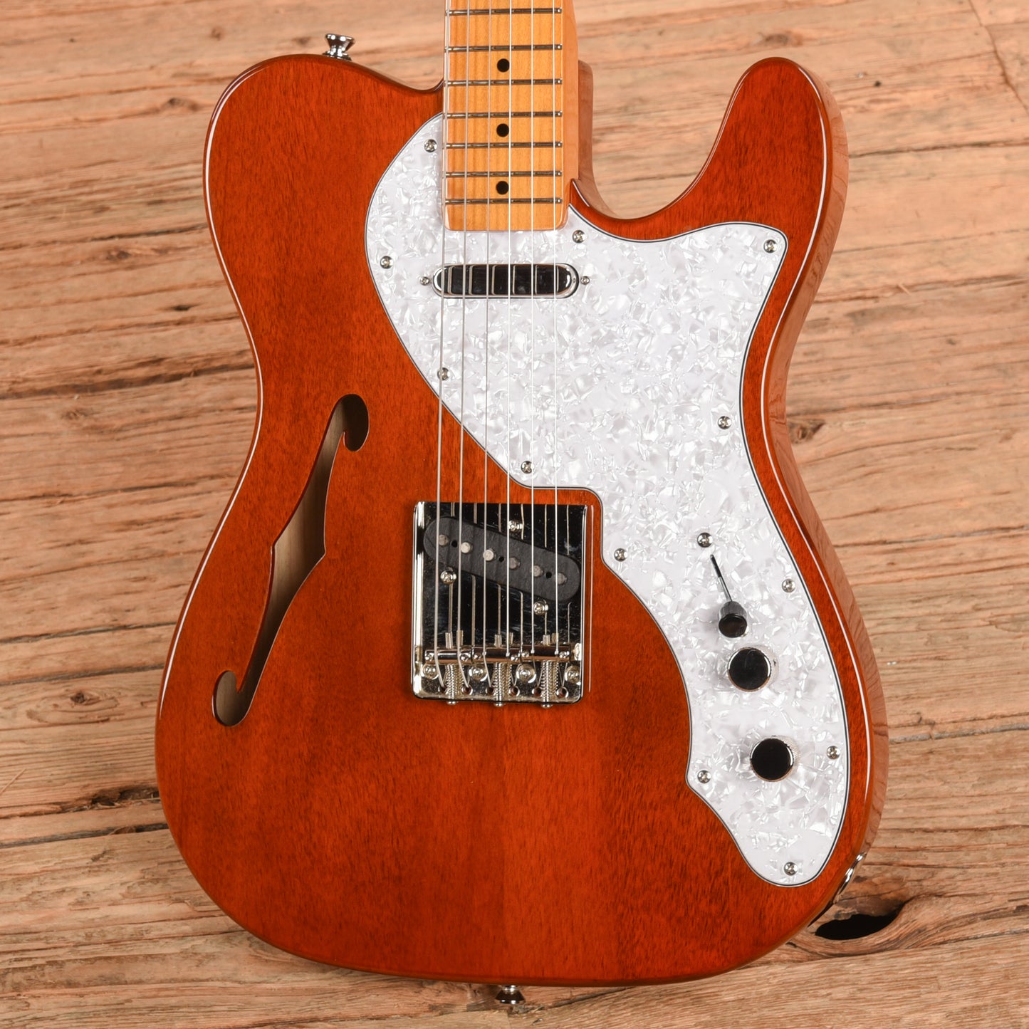 Squier Classic Vibe '60s Telecaster Thinline Natural 2024 Electric Guitars / Semi-Hollow