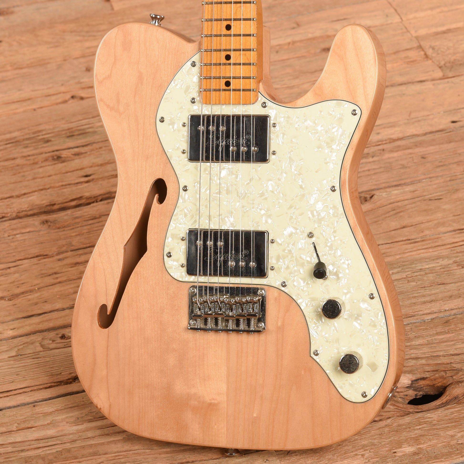 Squier Classic Vibe 70's Telecaster Thinline Natural 2019 Electric Guitars / Semi-Hollow