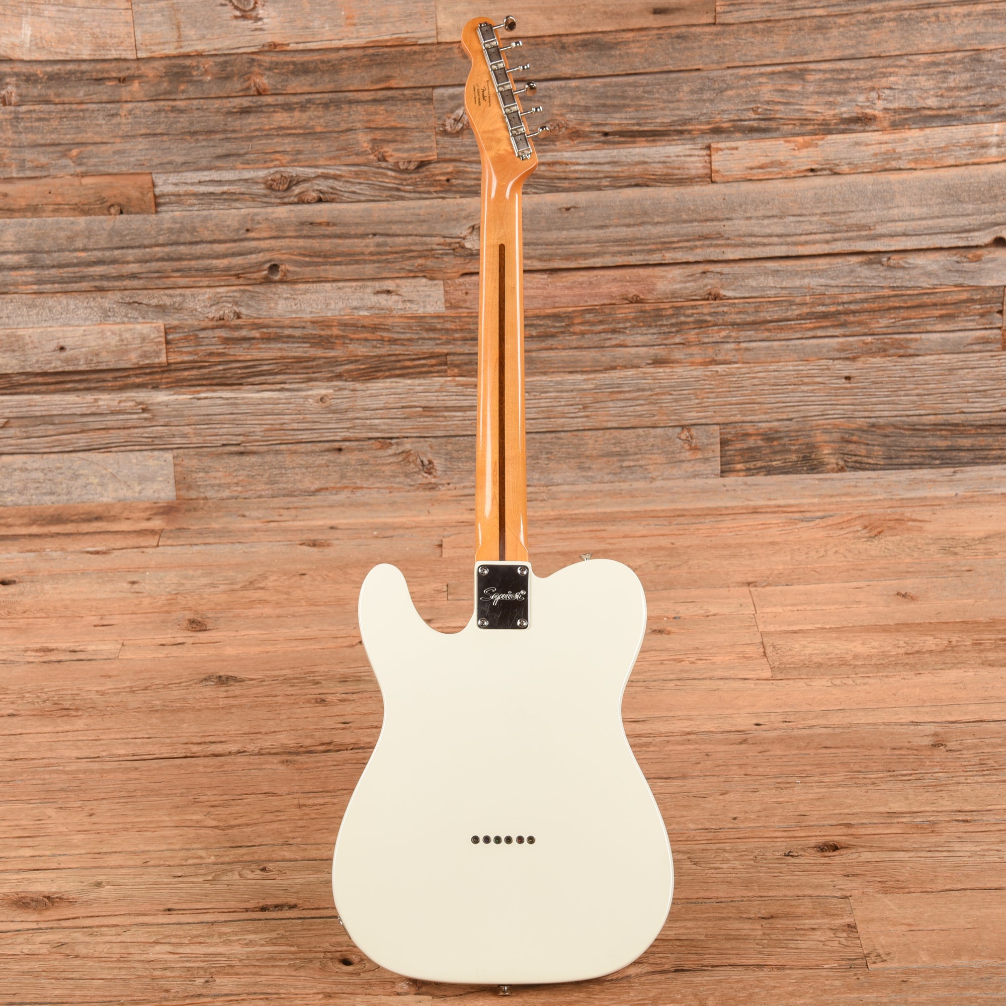 Squier FSR Classic Vibe '70s Telecaster Thinline Olympic White 2021 Electric Guitars / Semi-Hollow