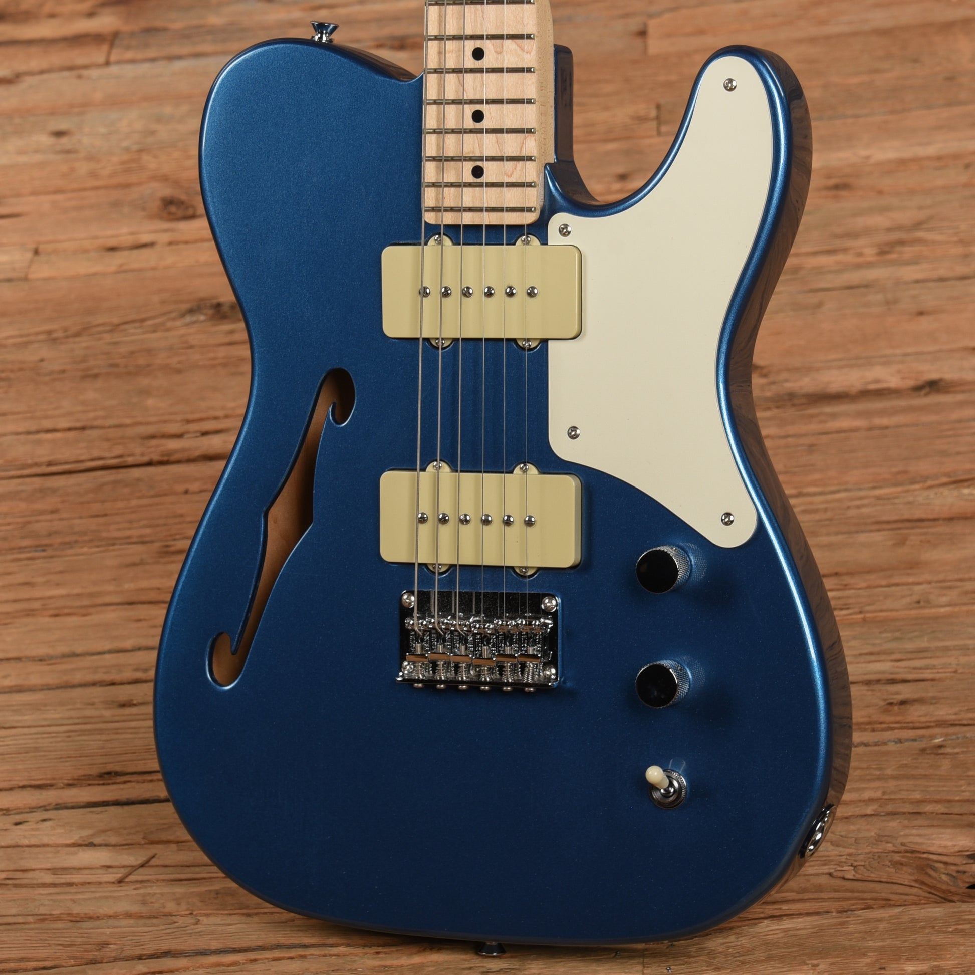 Squier Paranormal Cabronita Telecaster Thinline Lake Placid Blue 2021 Electric Guitars / Semi-Hollow