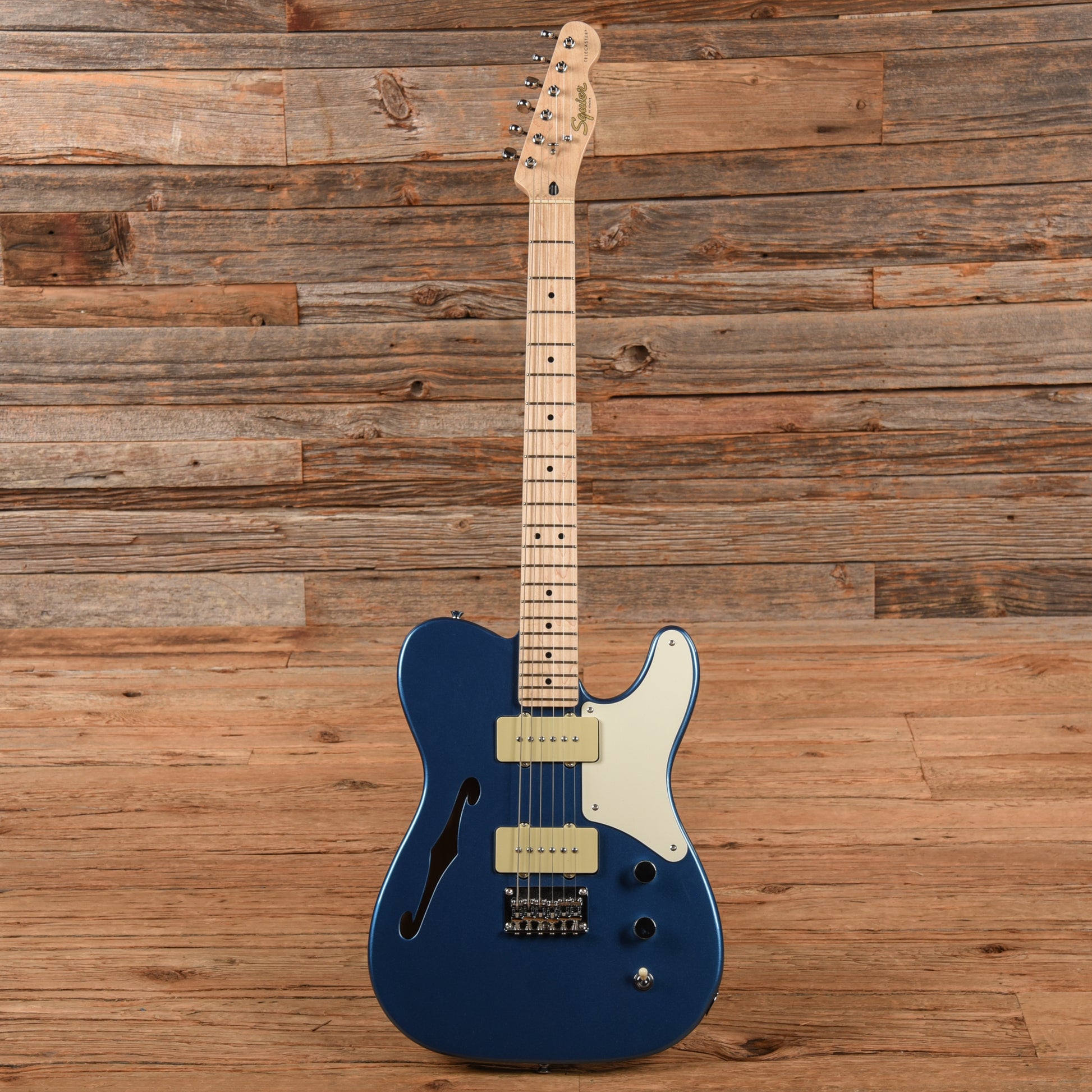 Squier Paranormal Cabronita Telecaster Thinline Lake Placid Blue 2021 Electric Guitars / Semi-Hollow