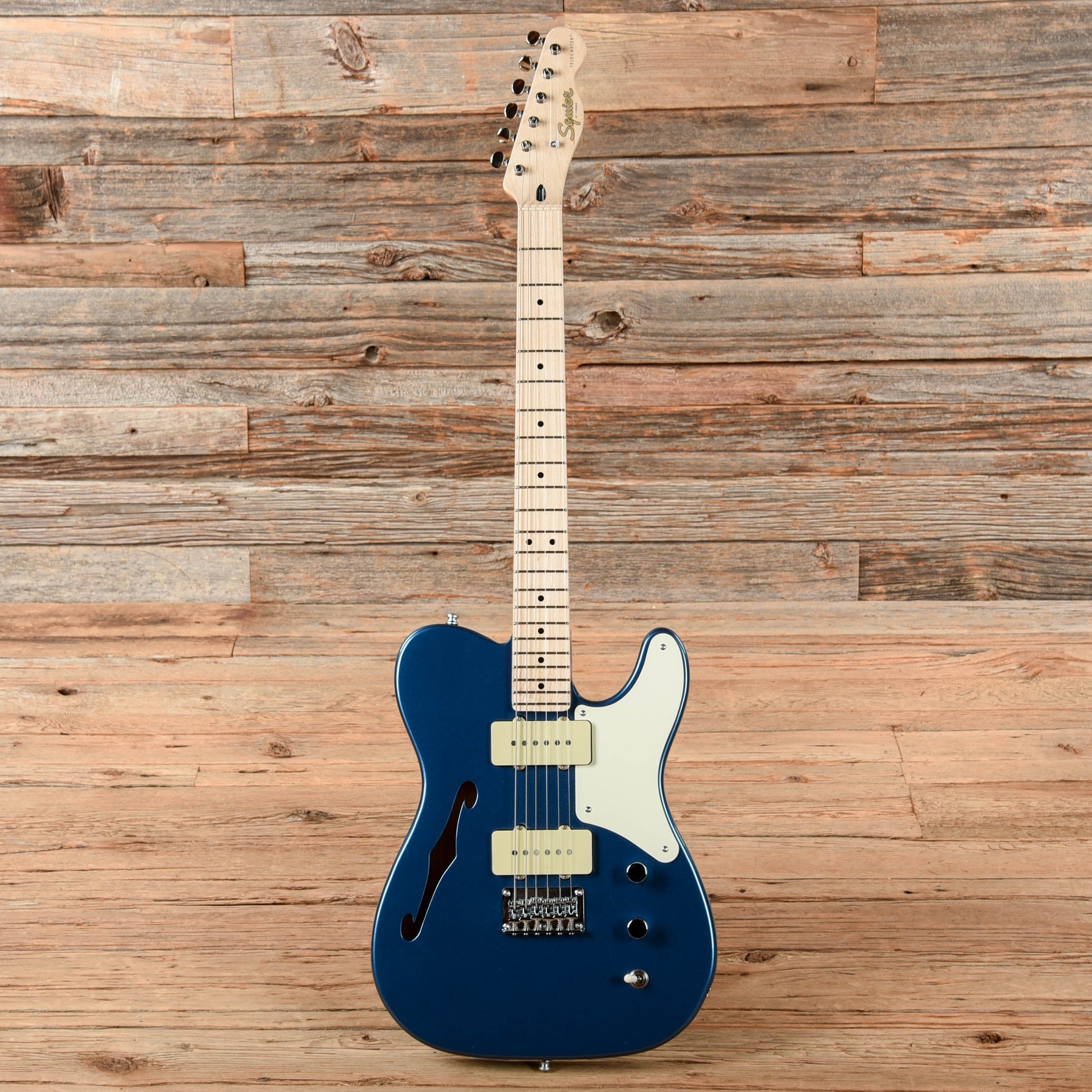 Squier Paranormal Cabronita Telecaster Thinline Lake Placid Blue 2021 Electric Guitars / Semi-Hollow
