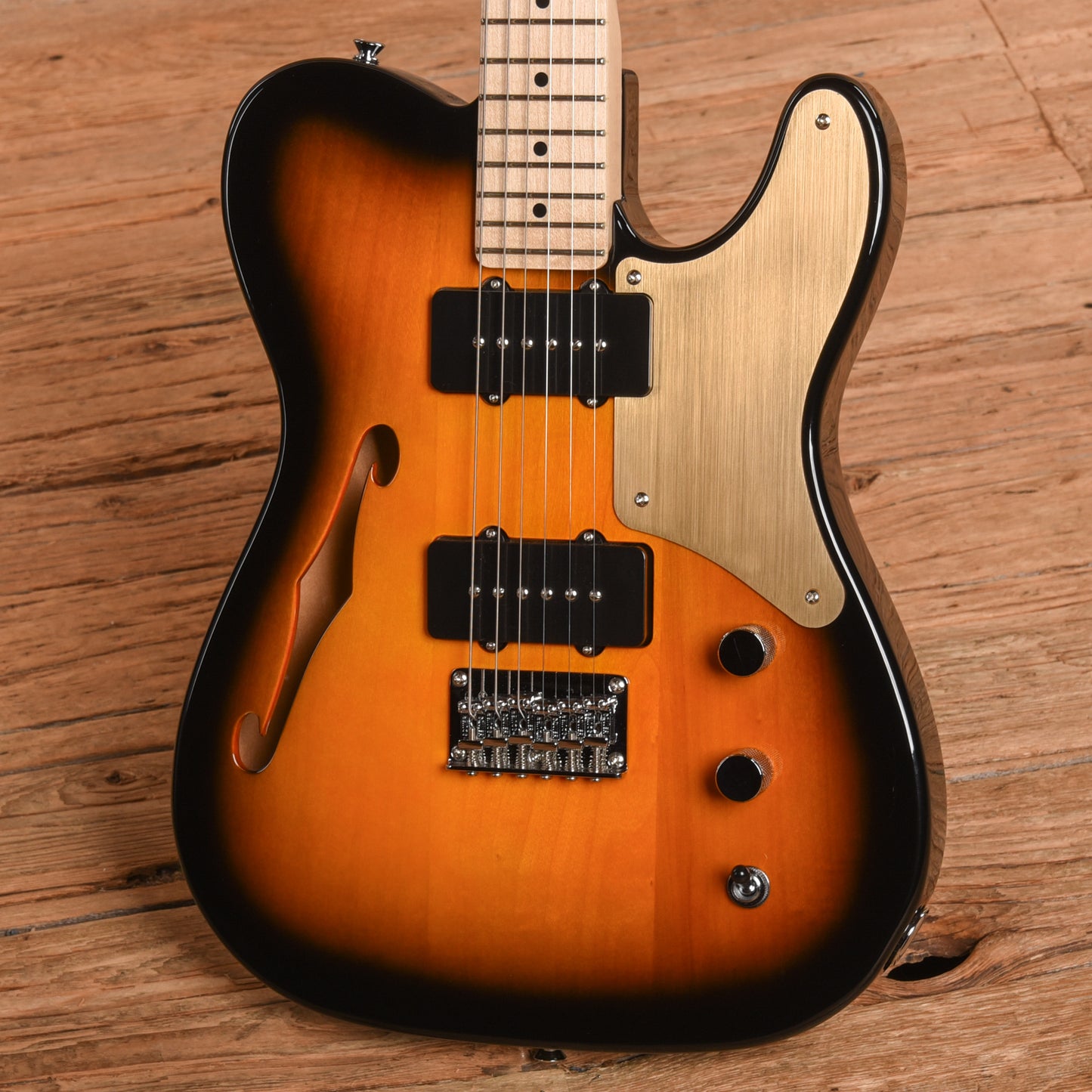 Squier Paranormal Cabronita Thinline Telecaster Sunburst 2021 Electric Guitars / Semi-Hollow