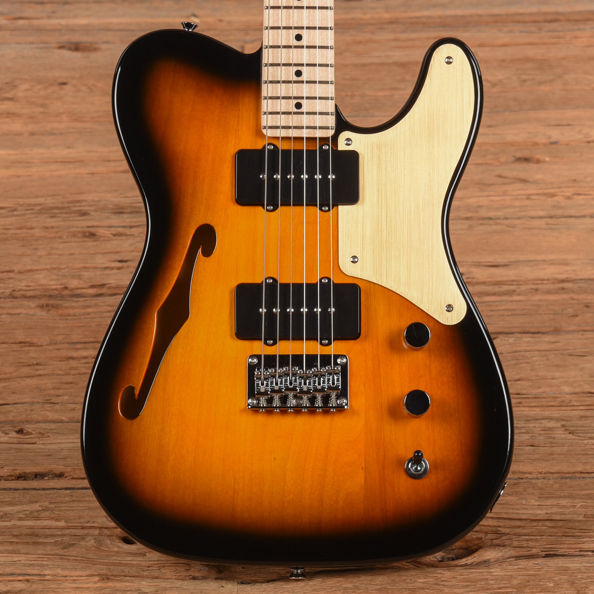 Squier Paranormal Cabronita Thinline Telecaster Sunburst 2021 Electric Guitars / Semi-Hollow