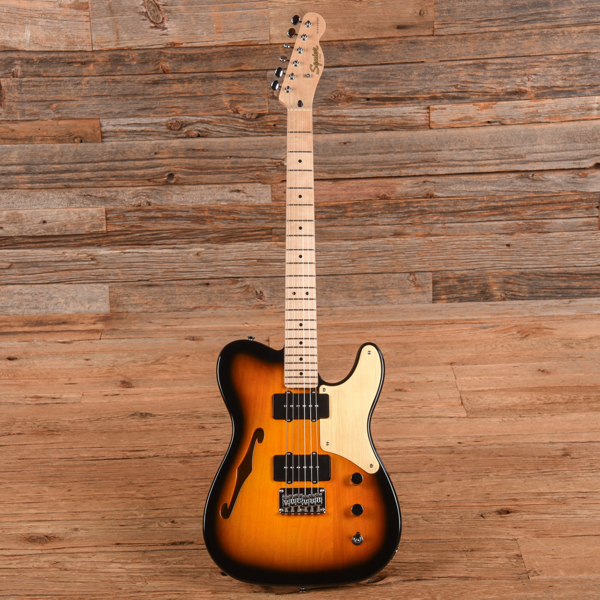 Squier Paranormal Cabronita Thinline Telecaster Sunburst 2021 Electric Guitars / Semi-Hollow