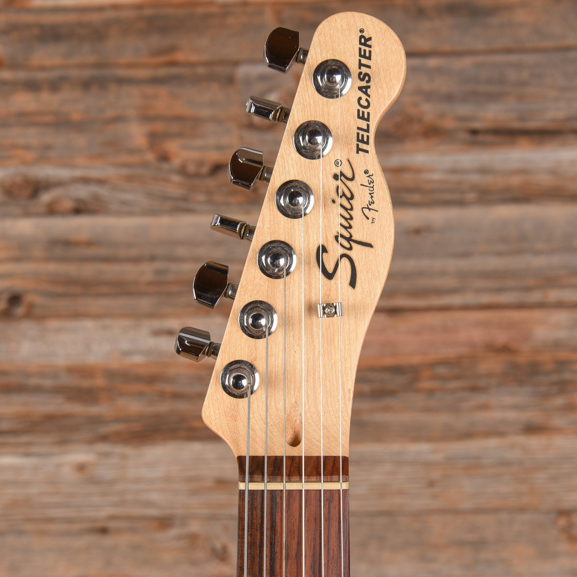 Squier Vintage Modified Telecaster Thinline Black 2011 Electric Guitars / Semi-Hollow